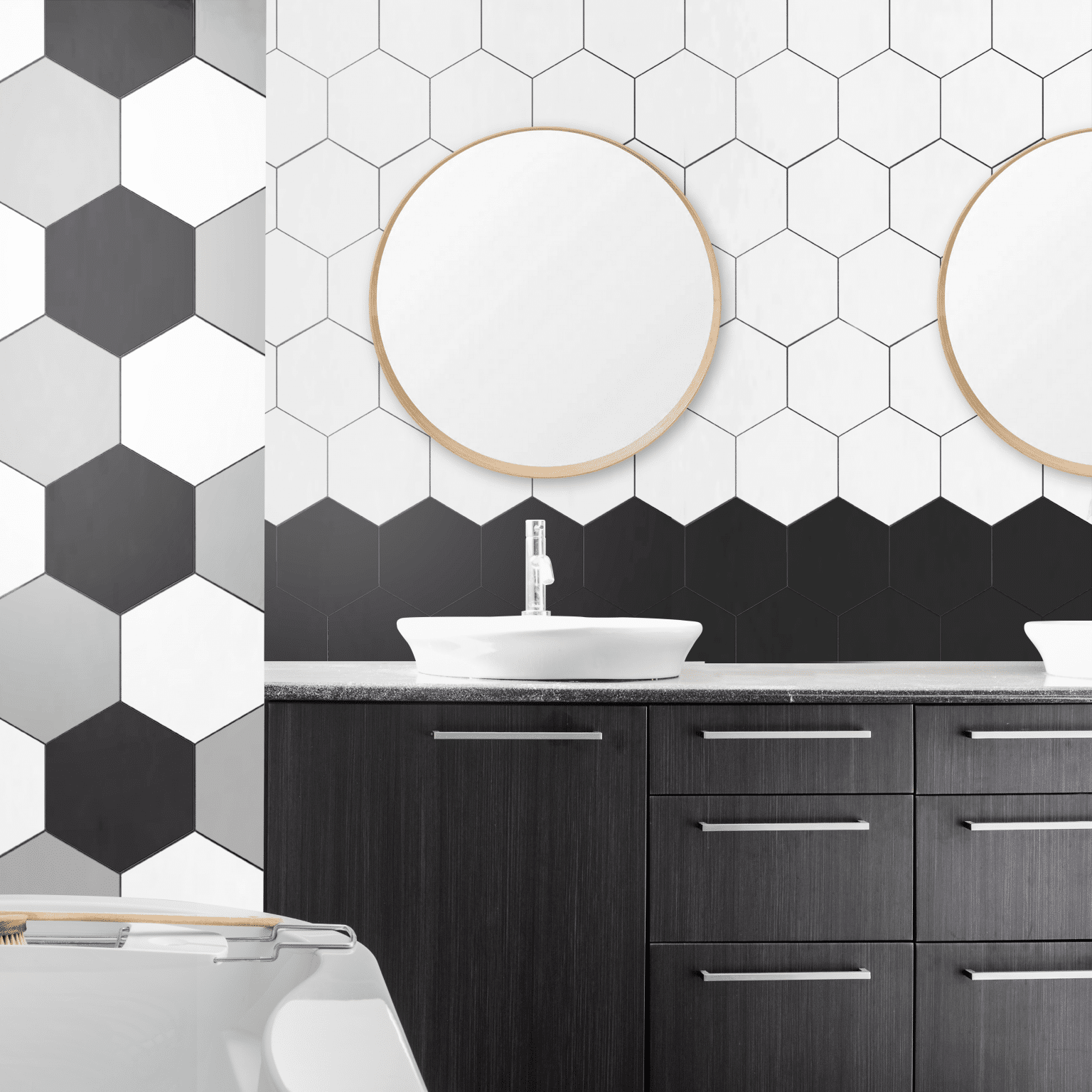 5 Rules for Mixing and Matching Bathroom Tiles