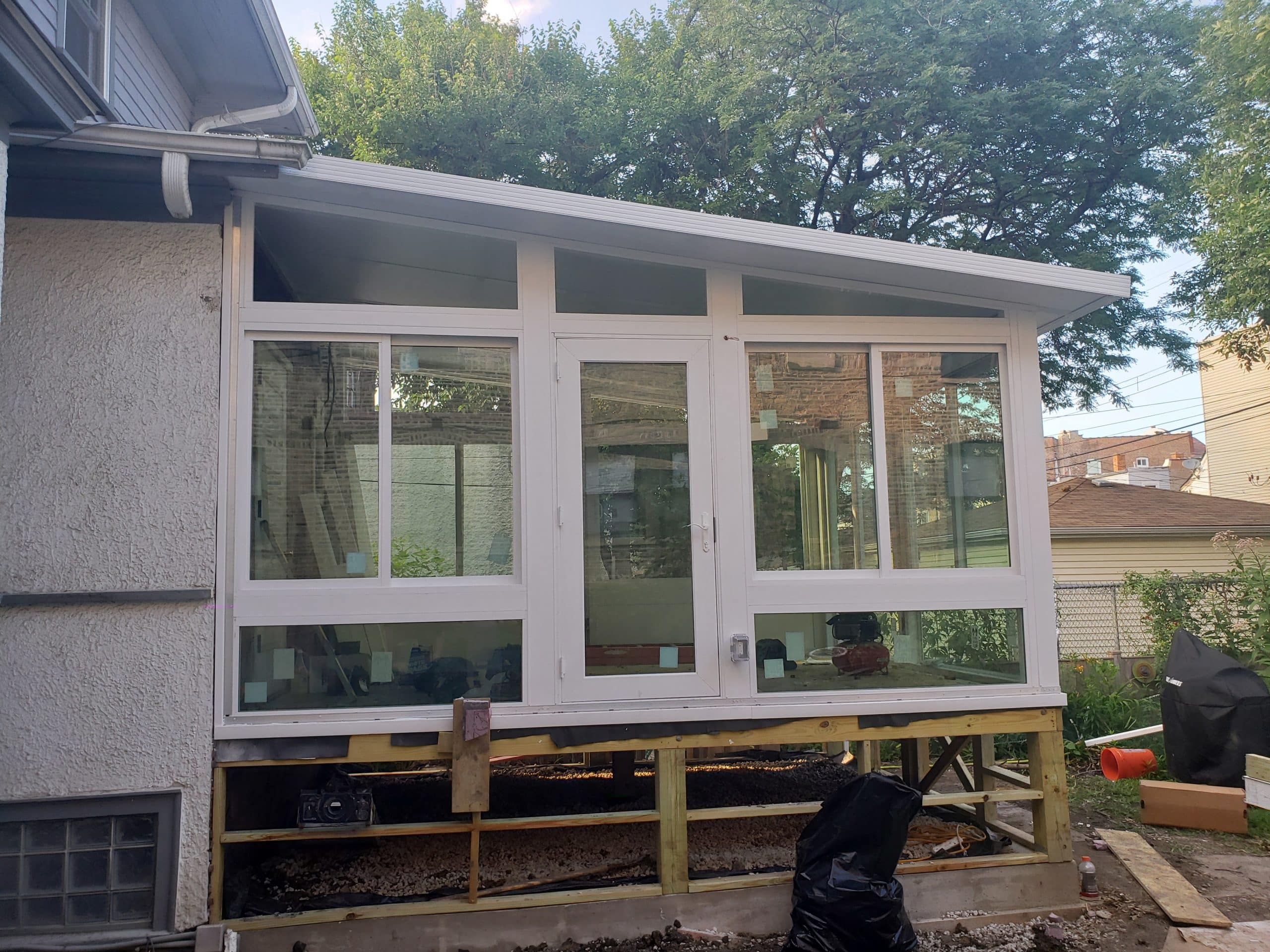 In Progress | Chicago, IL Sunroom door