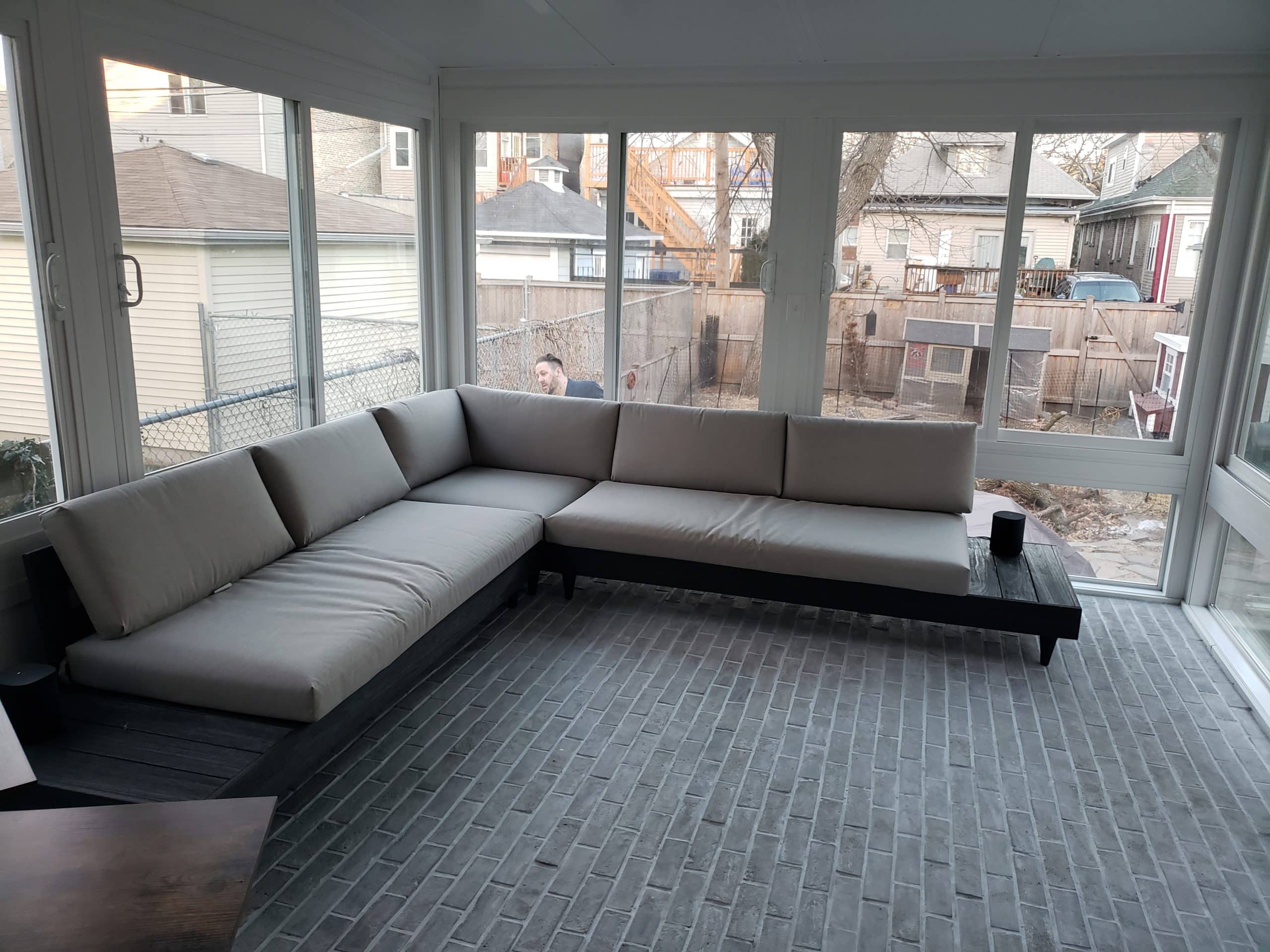 After | Chicago, IL Sunroom sunroom interior