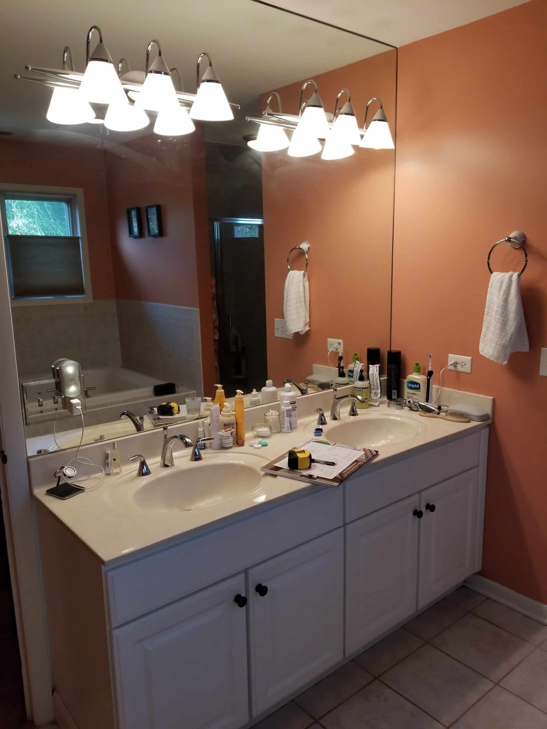 Glenview, IL Master Bath Remodel glenview vanity
