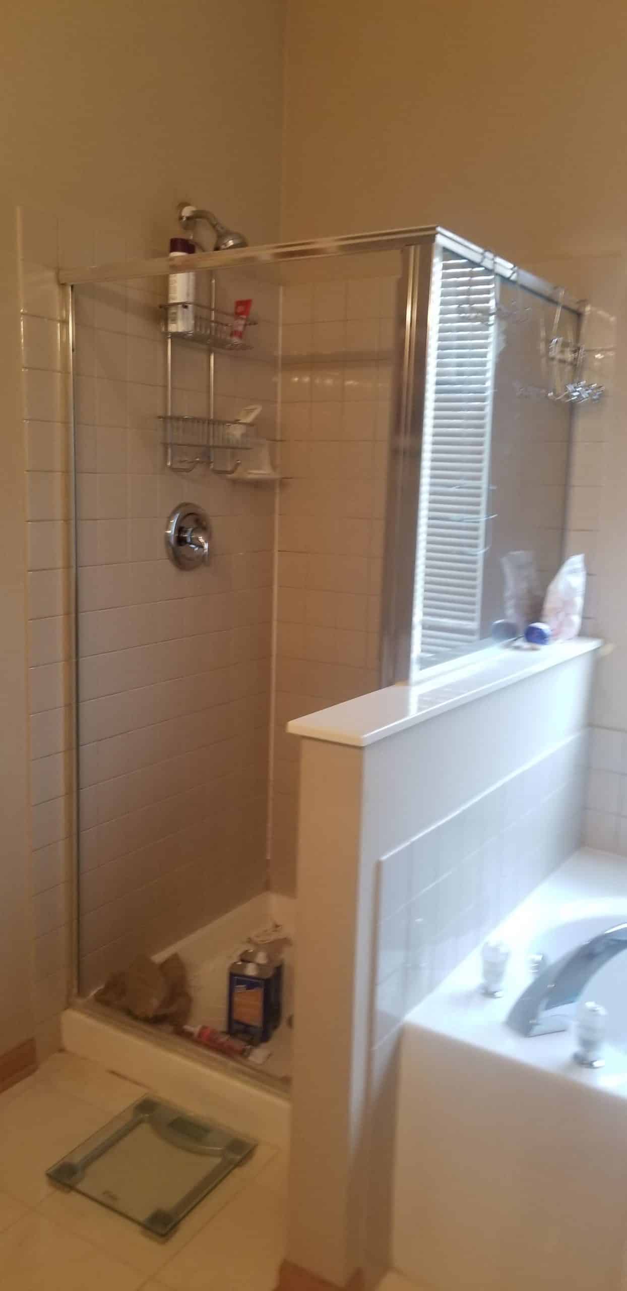 Before | Barlett, IL Standing Shower