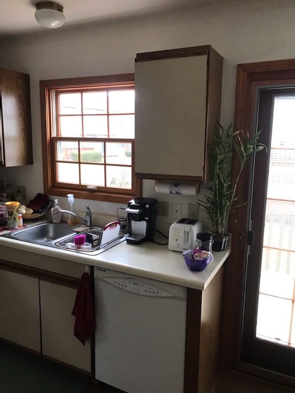 Before | Streamwood, IL Kitchen Remodel before countertops and cabinets