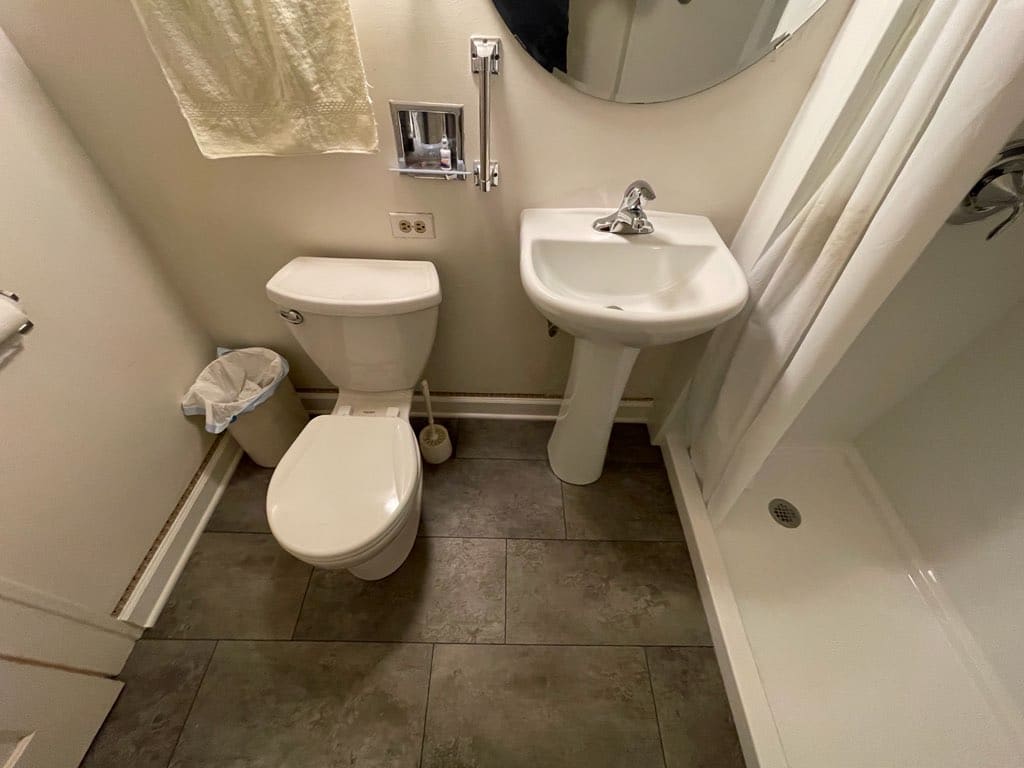 after toilet and pedestal sink