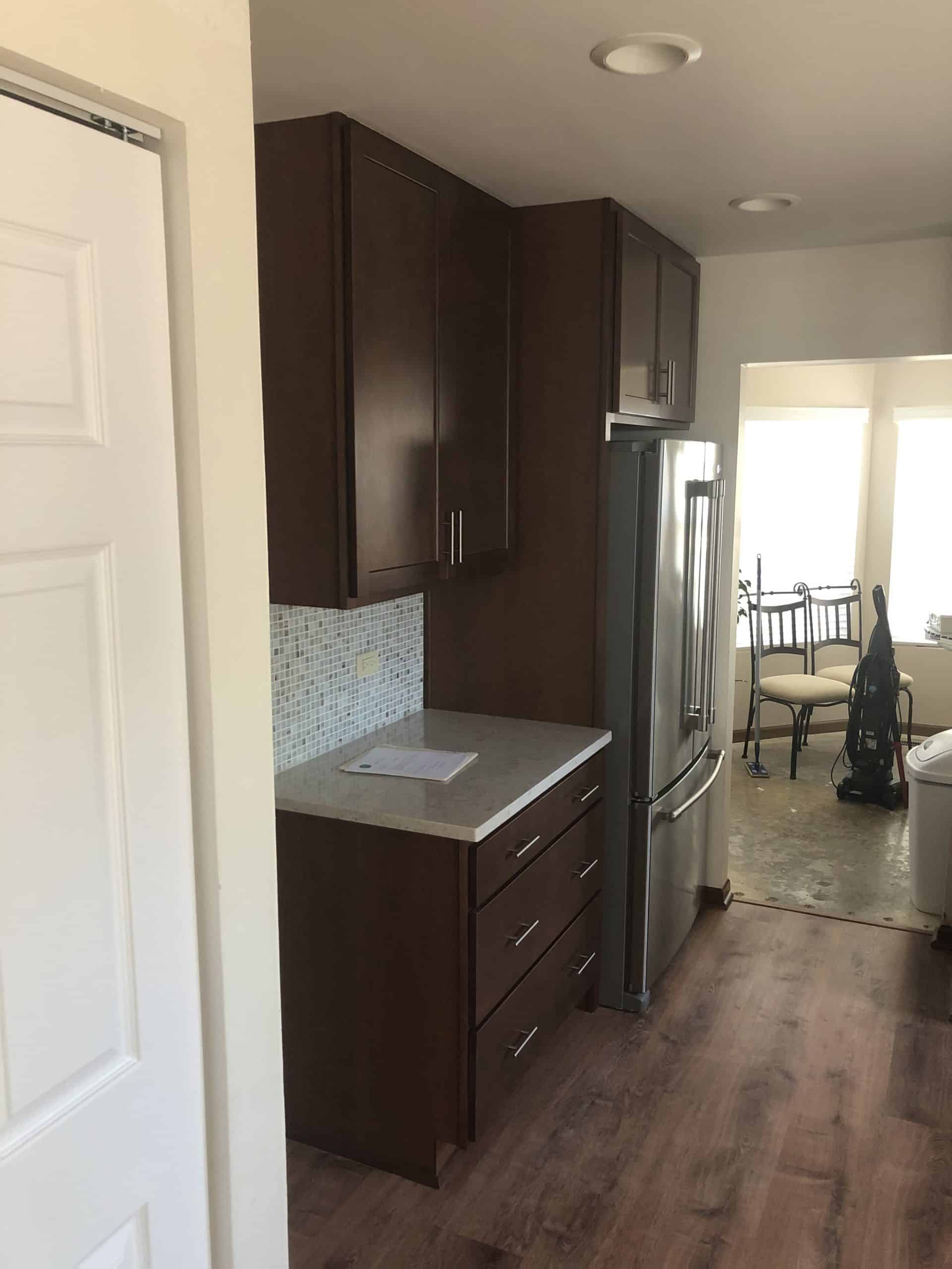 After | Streamwood, IL Kitchen Remodel before stove area