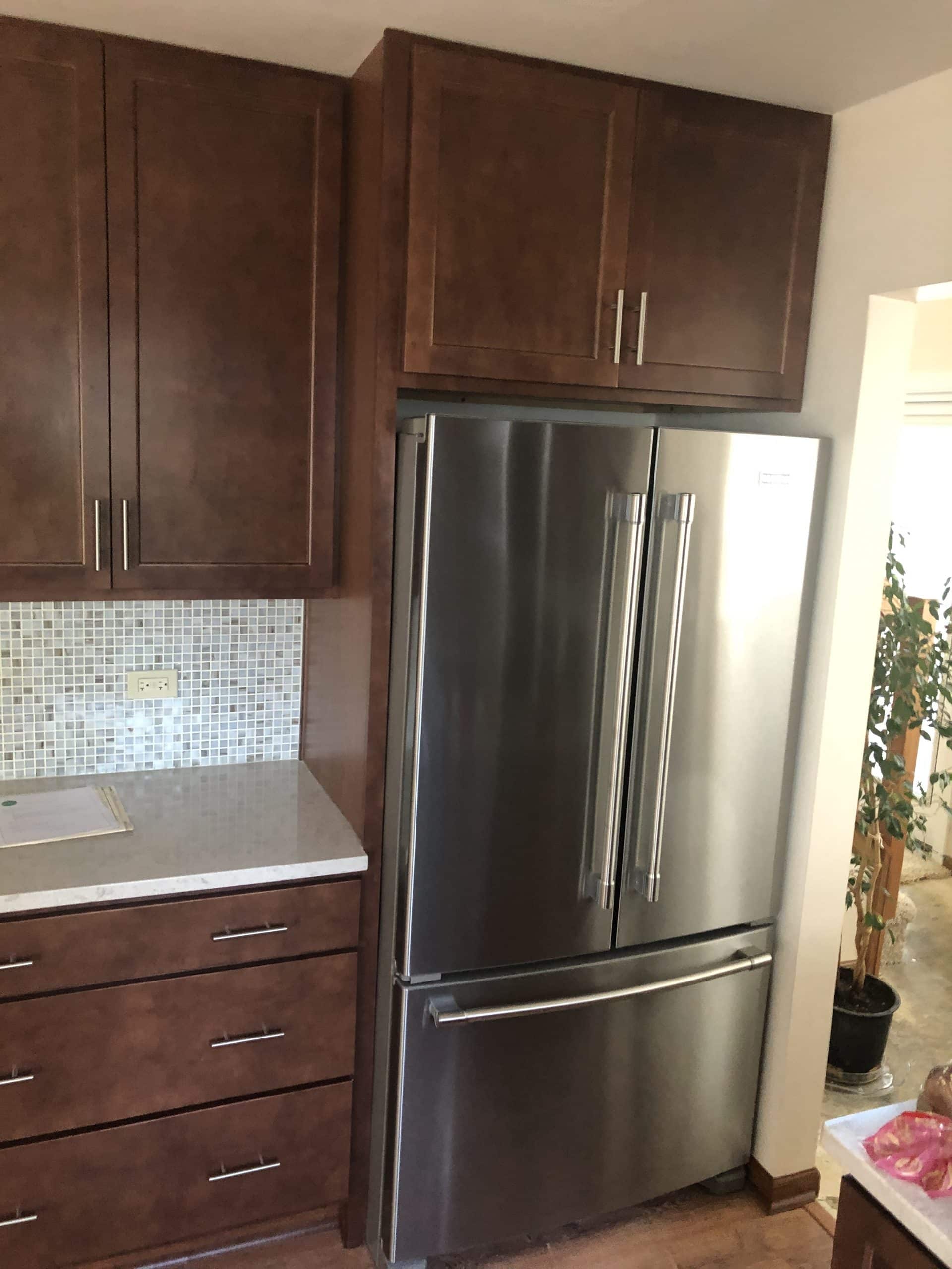 After | Streamwood, IL Kitchen Remodel before stove area