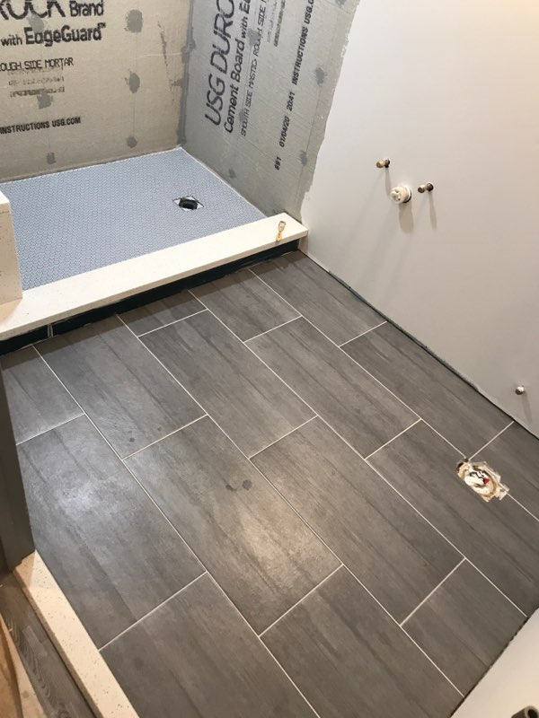 In Progress | Riverwoods, IL Bathroom Remodel