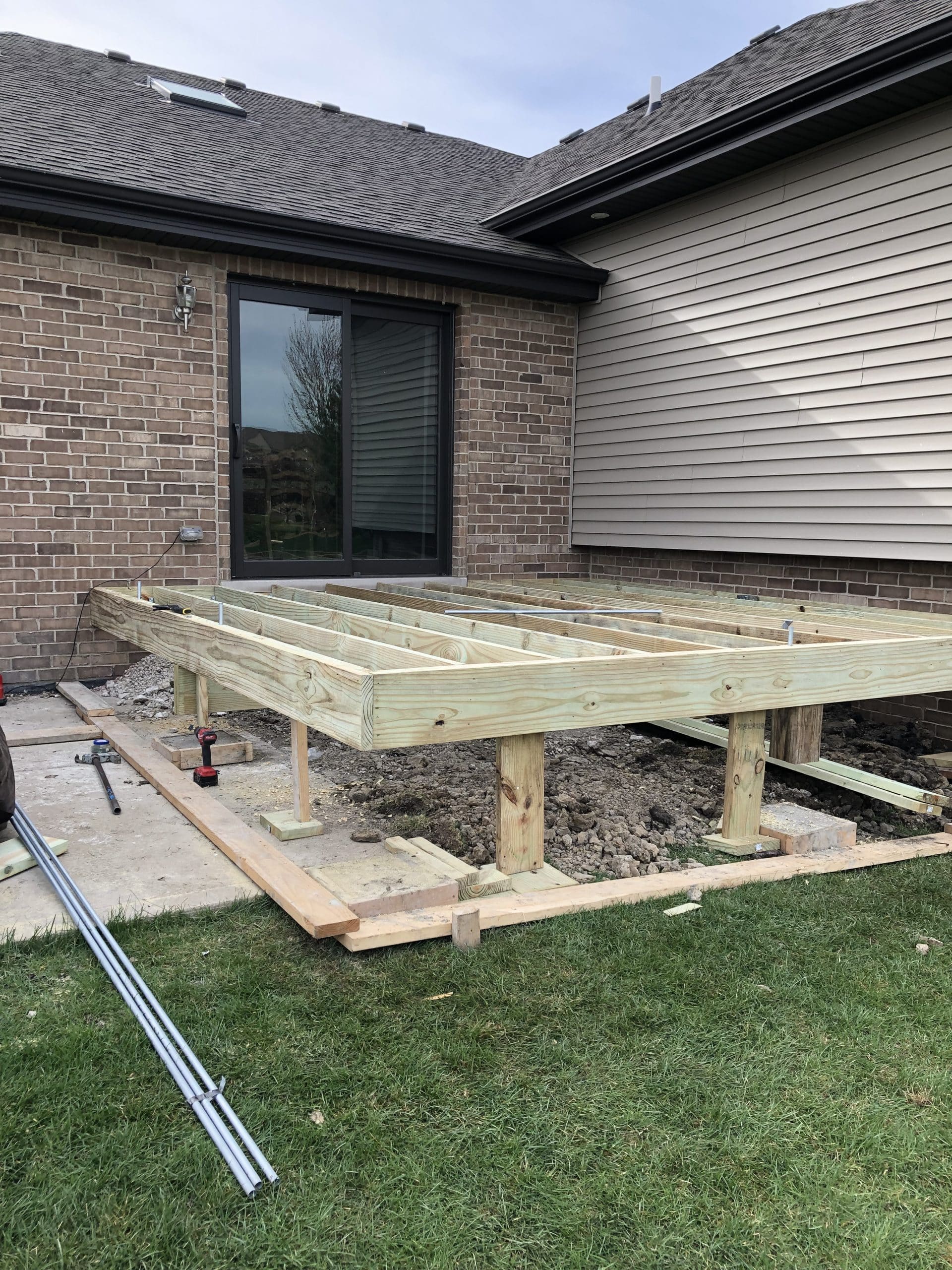 In Progress | New Lenox, IL Enclosed Patio