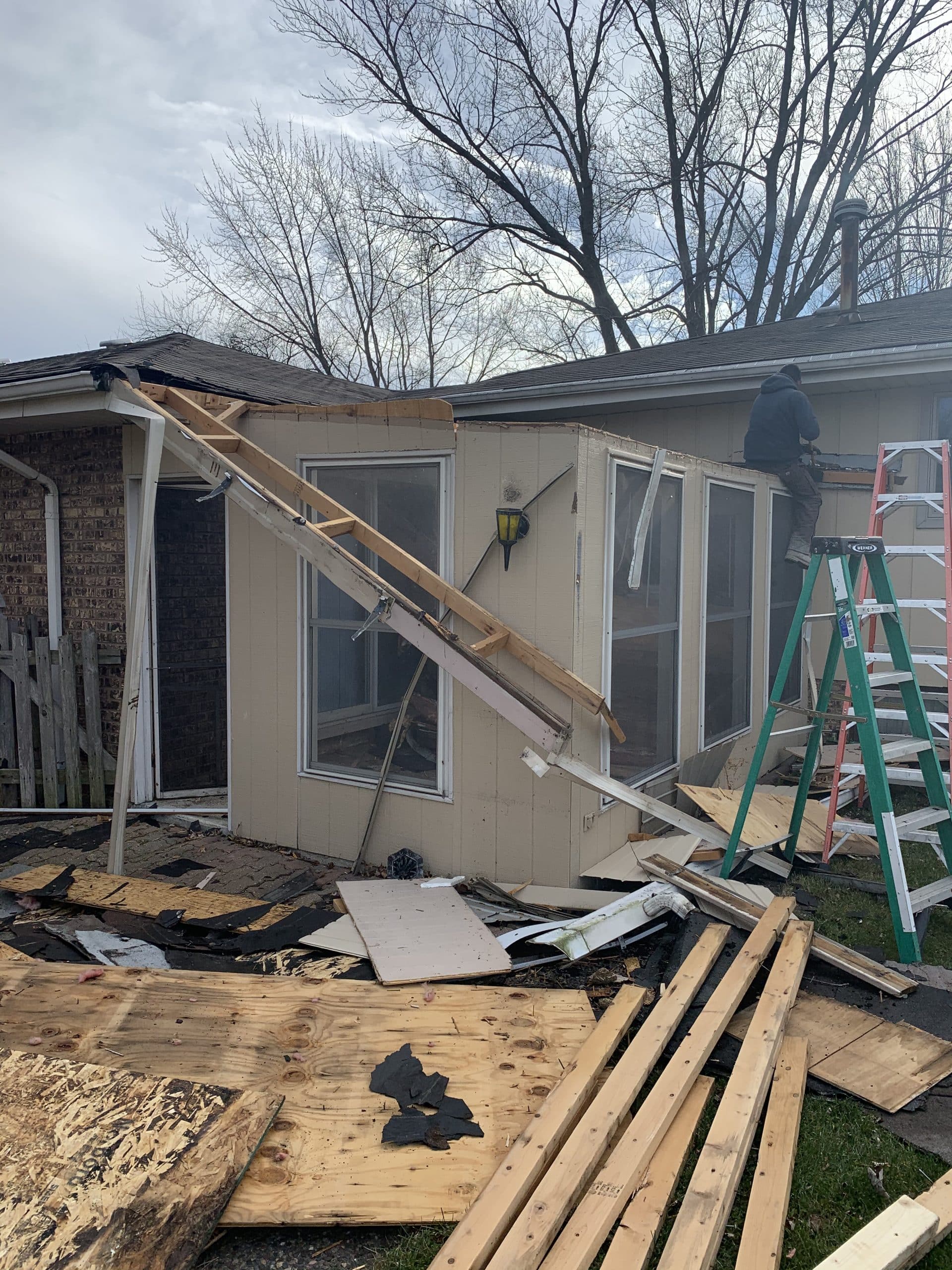 In Progress | Crete, IL Sunroom