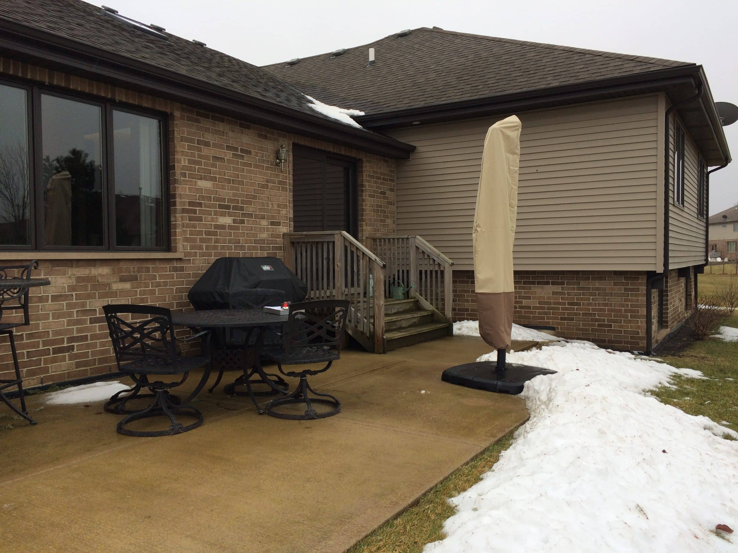 Before | New Lenox, IL Enclosed Patio