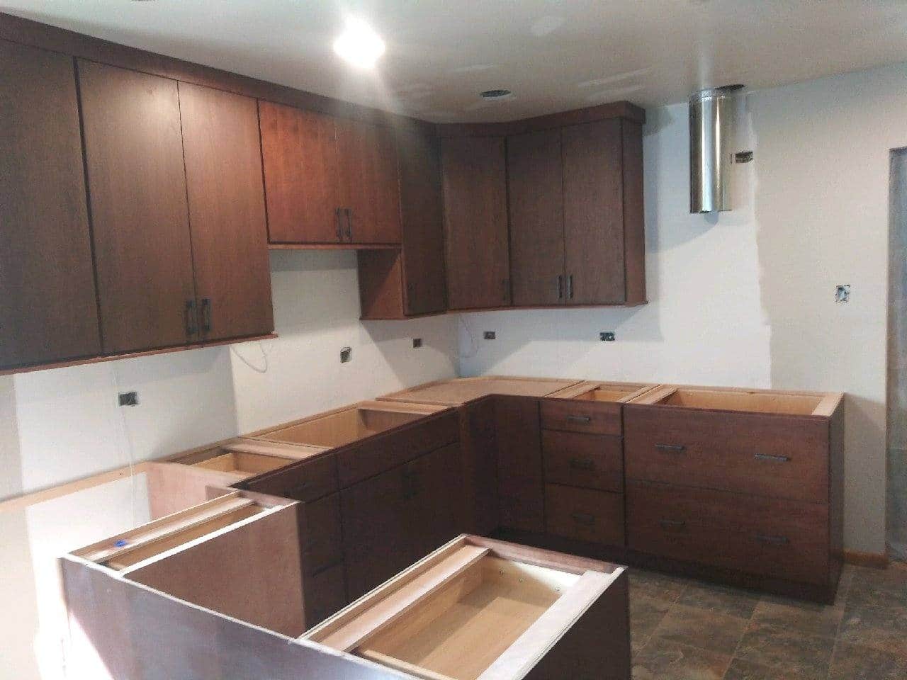 In Progress | Westchester, IL Kitchen Cabinets