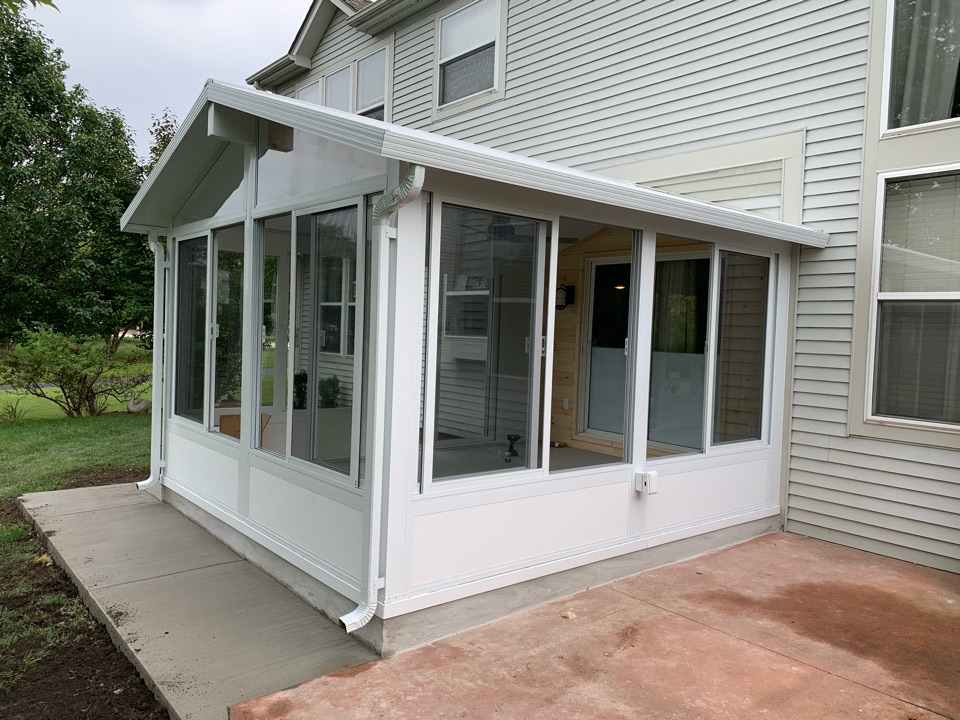 After | Algonquin, IL Gable Roof Sunroom