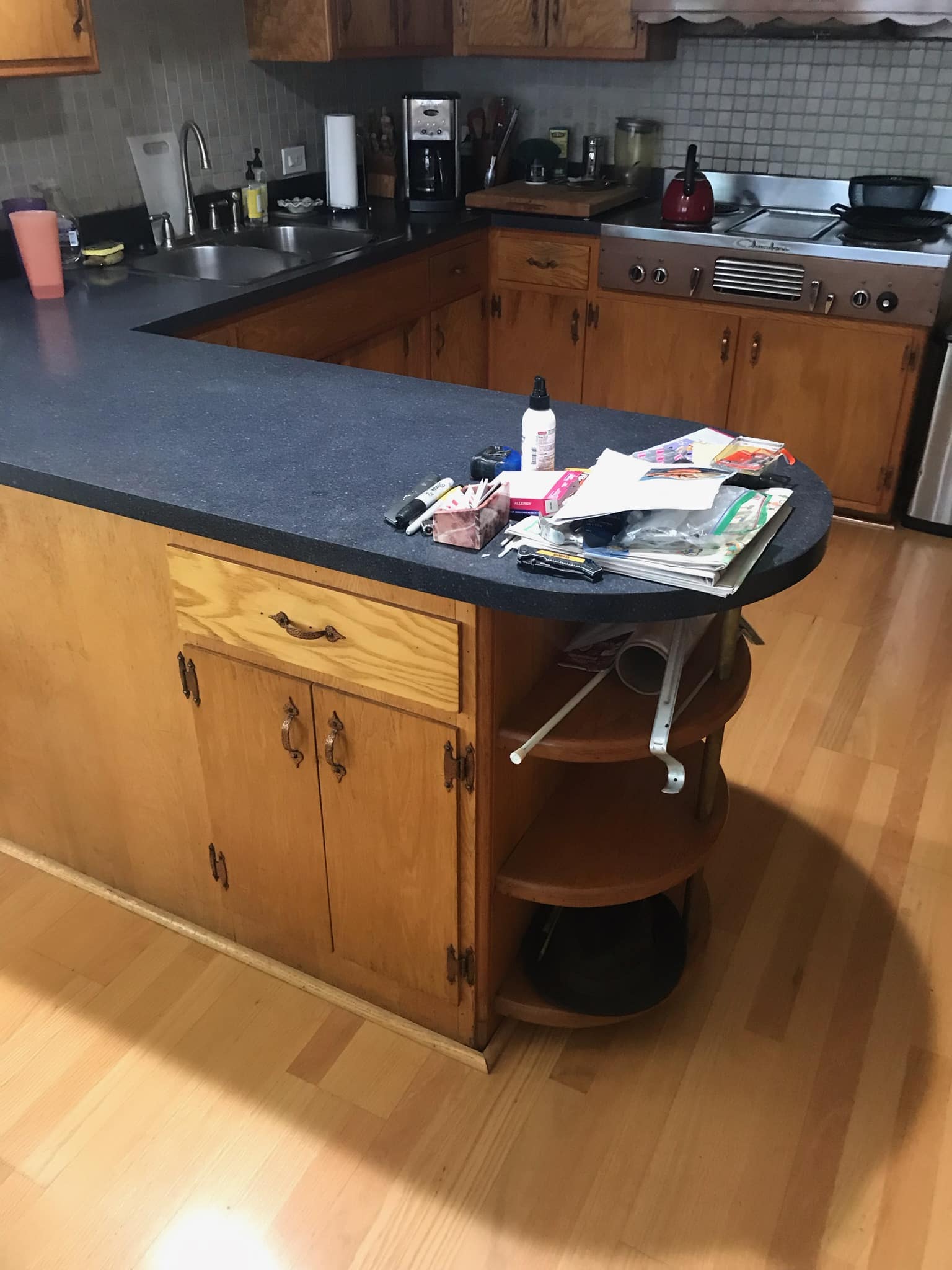 Before | Westchester, IL Kitchen Peninsula