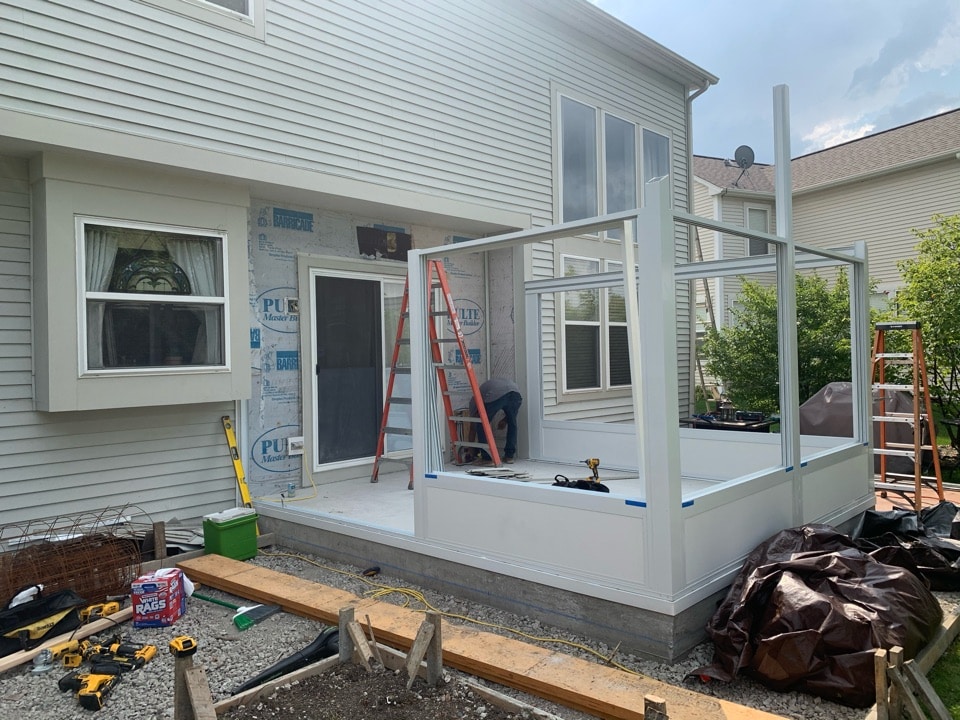 In Progress | Algonquin, IL Sunroom