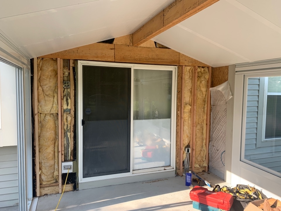 In Progress | Algonquin, IL Sunroom Interior