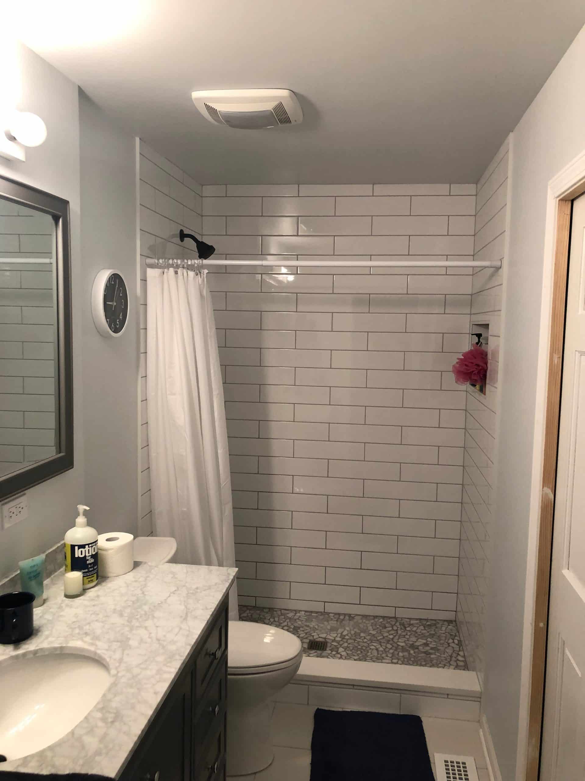 After | Hoffman Estates Tub to Shower Conversion