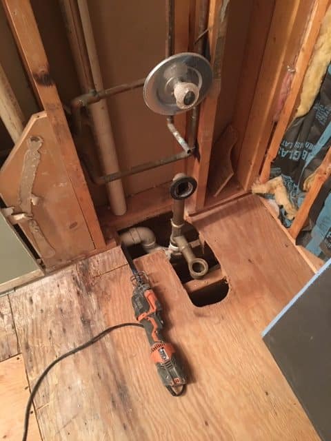 In Progress | Hoffman Estates, IL Shower Valve