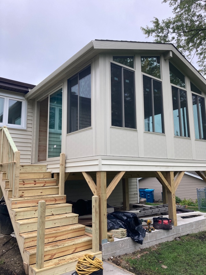 After | Schaumburg, IL Second Story Sunroom
