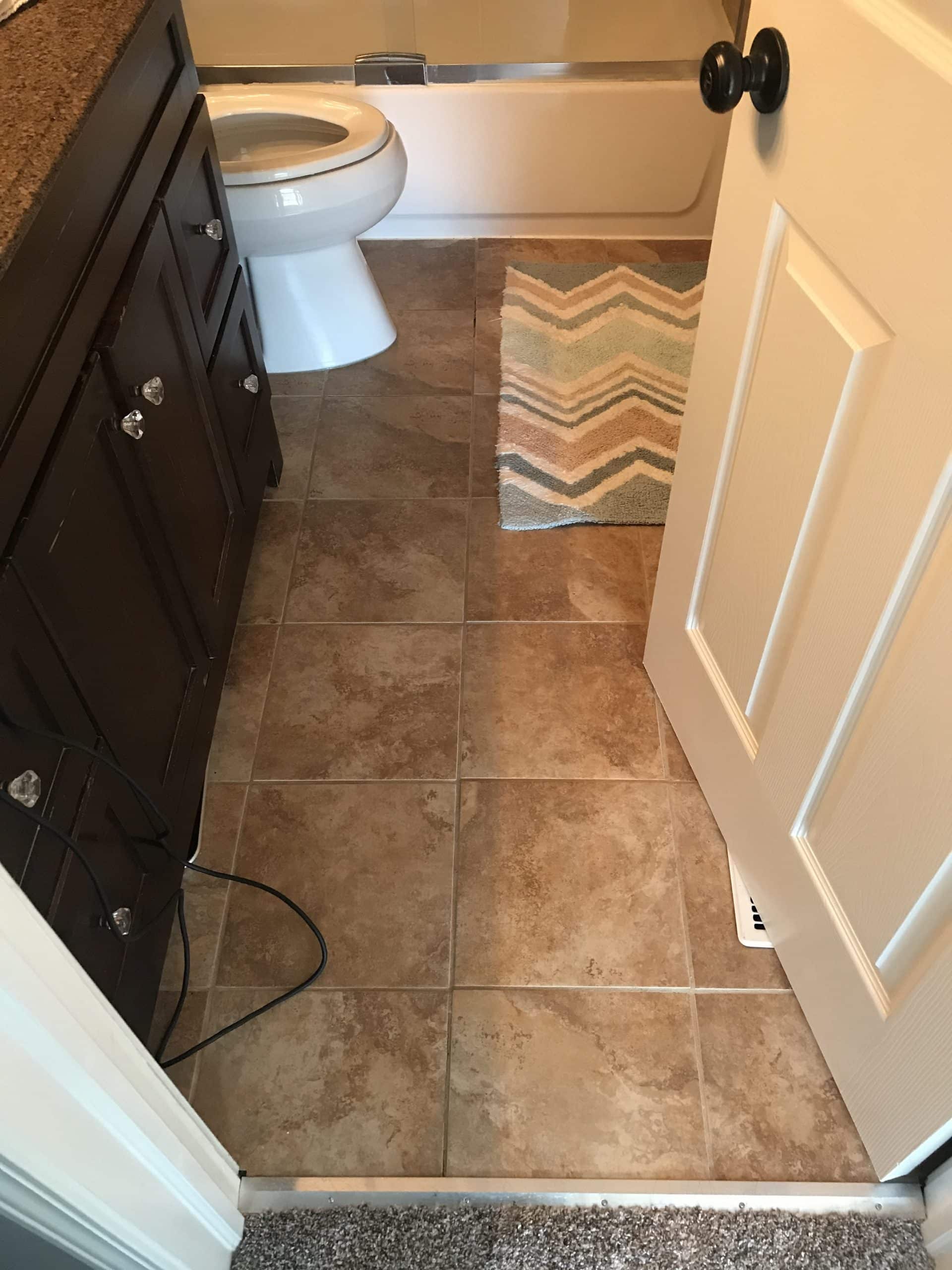 Before | Streamwood, IL Flooring Before | Streamwood, IL Full Bathroom Remodel