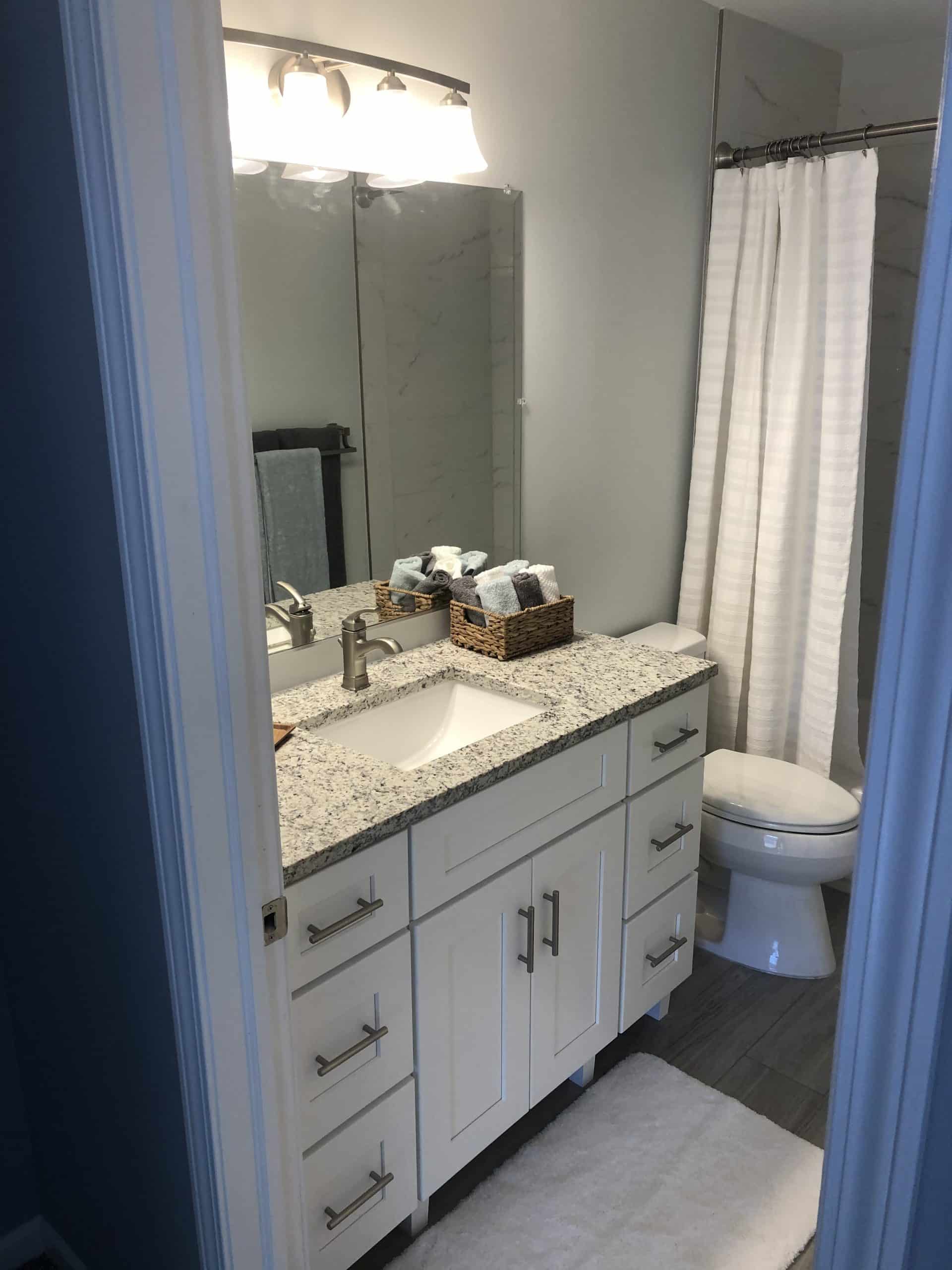 After | Streamwood, IL Vanity After | Streamwood, IL Full Bathroom Remodel
