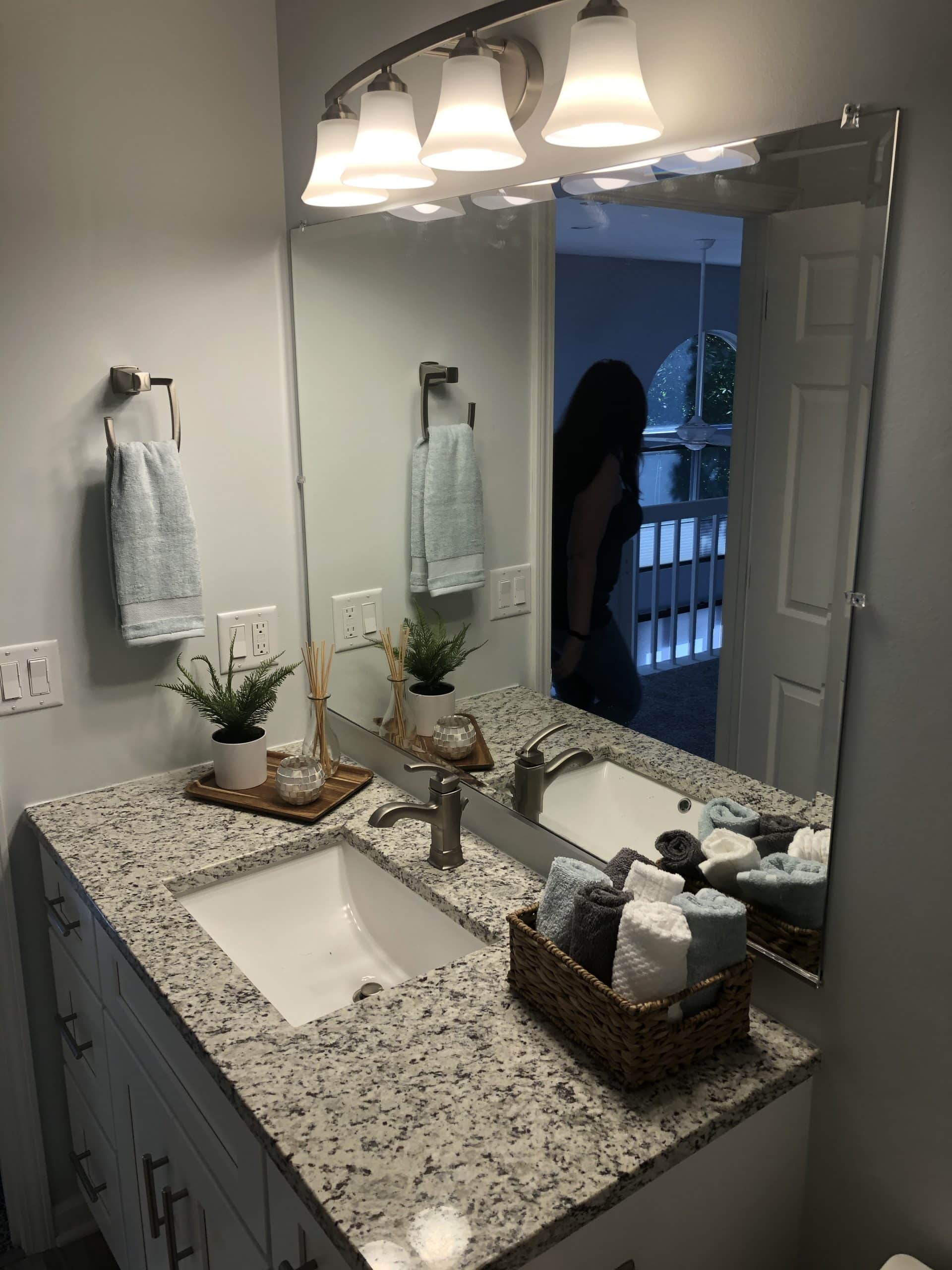 After | Streamwood, IL Vanity After | Streamwood, IL Full Bathroom Remodel