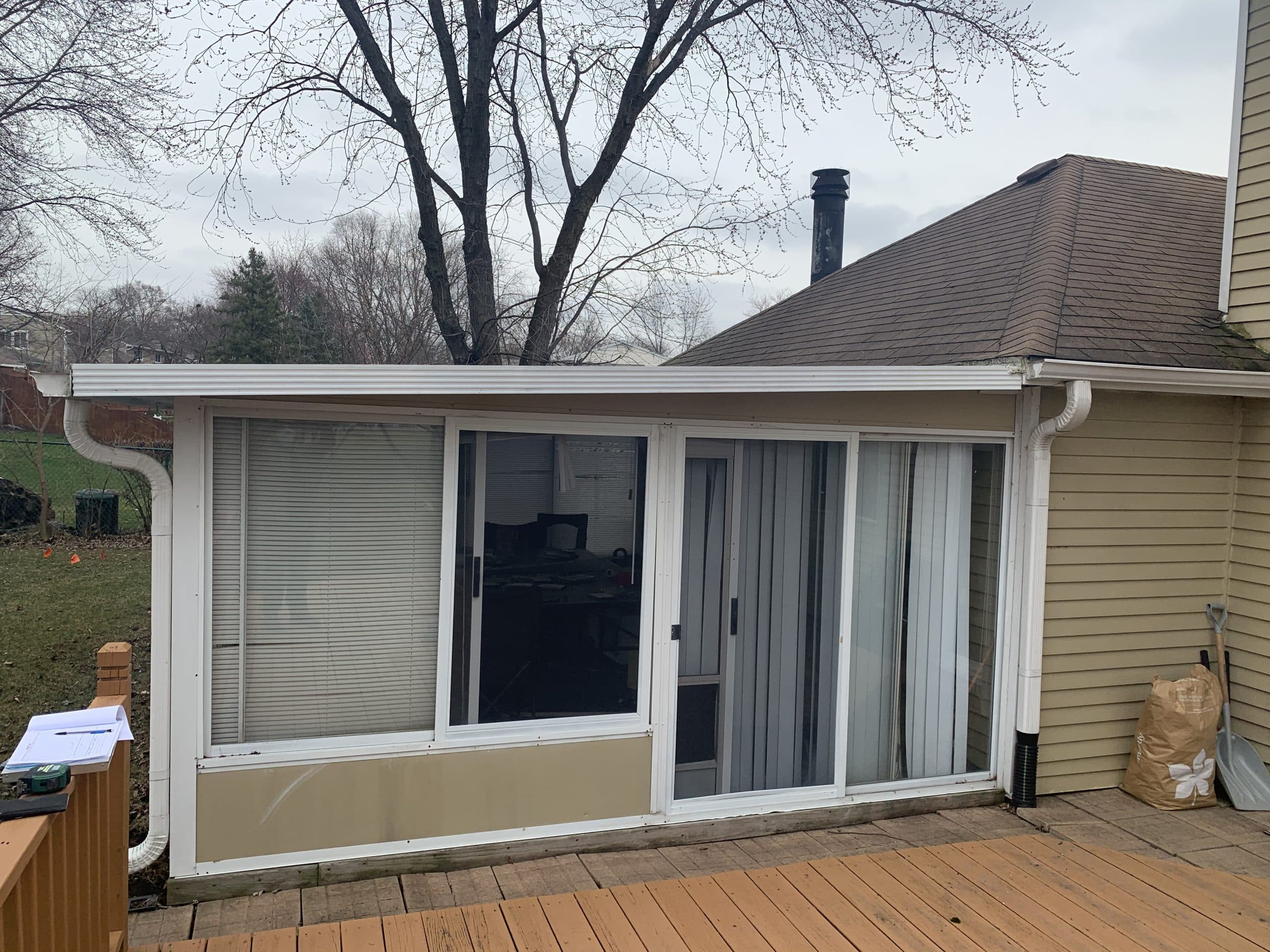 Before | Roselle, IL Four Season Room