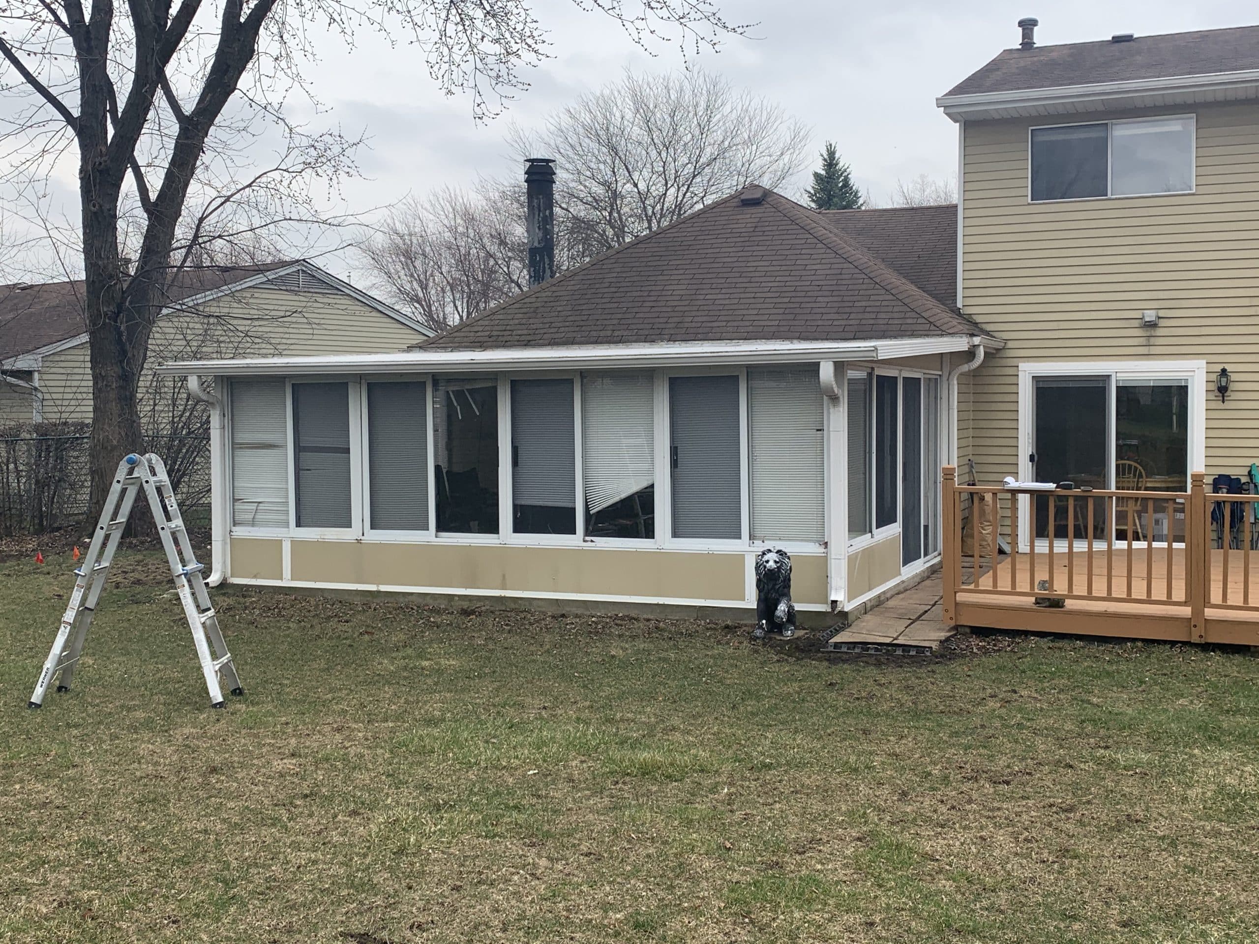 Before | Roselle, IL Four Season Room