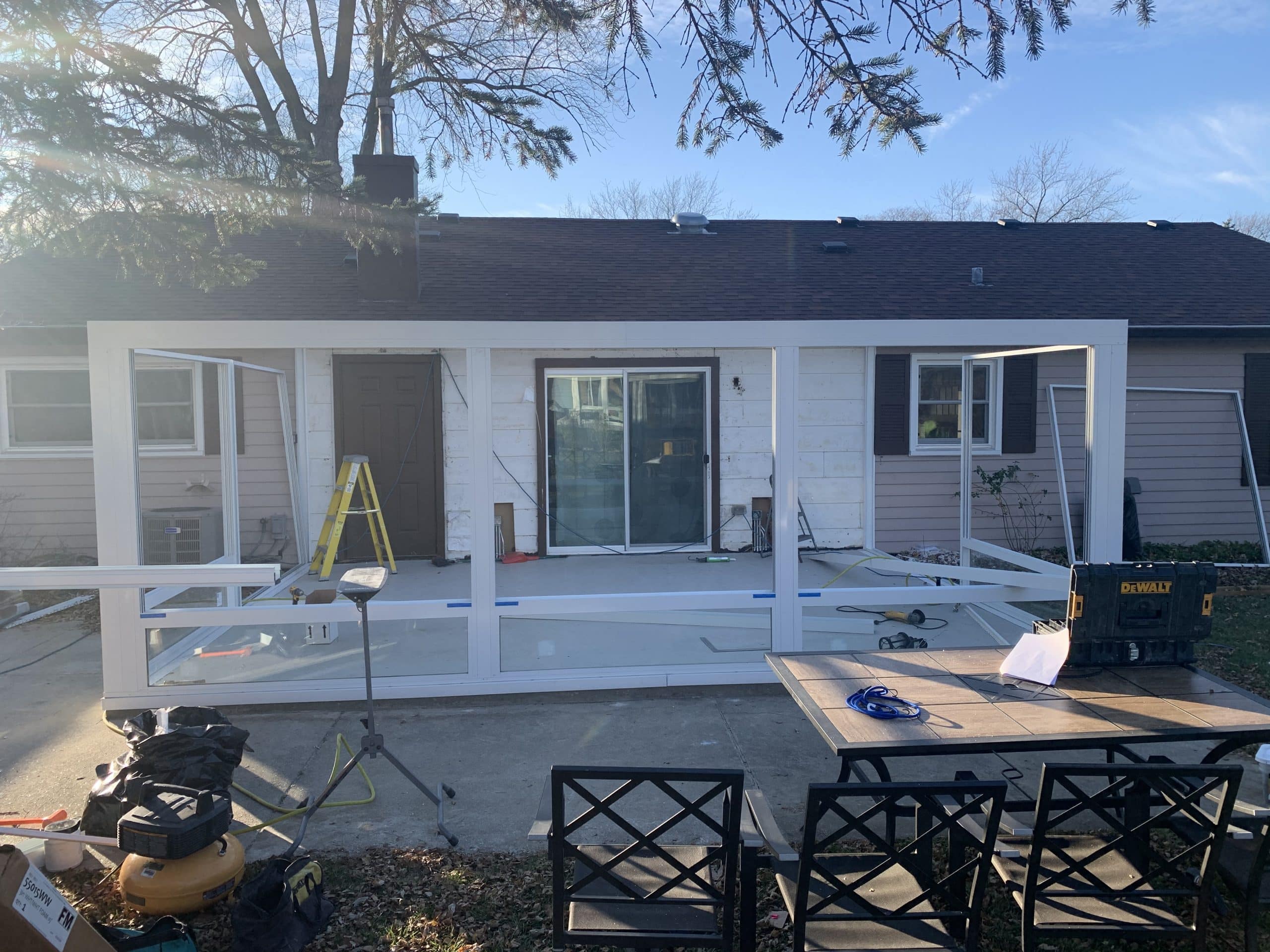 In Progress | Arlington Heights, IL Sunroom In Progress | Arlington Heights, IL Sunroom