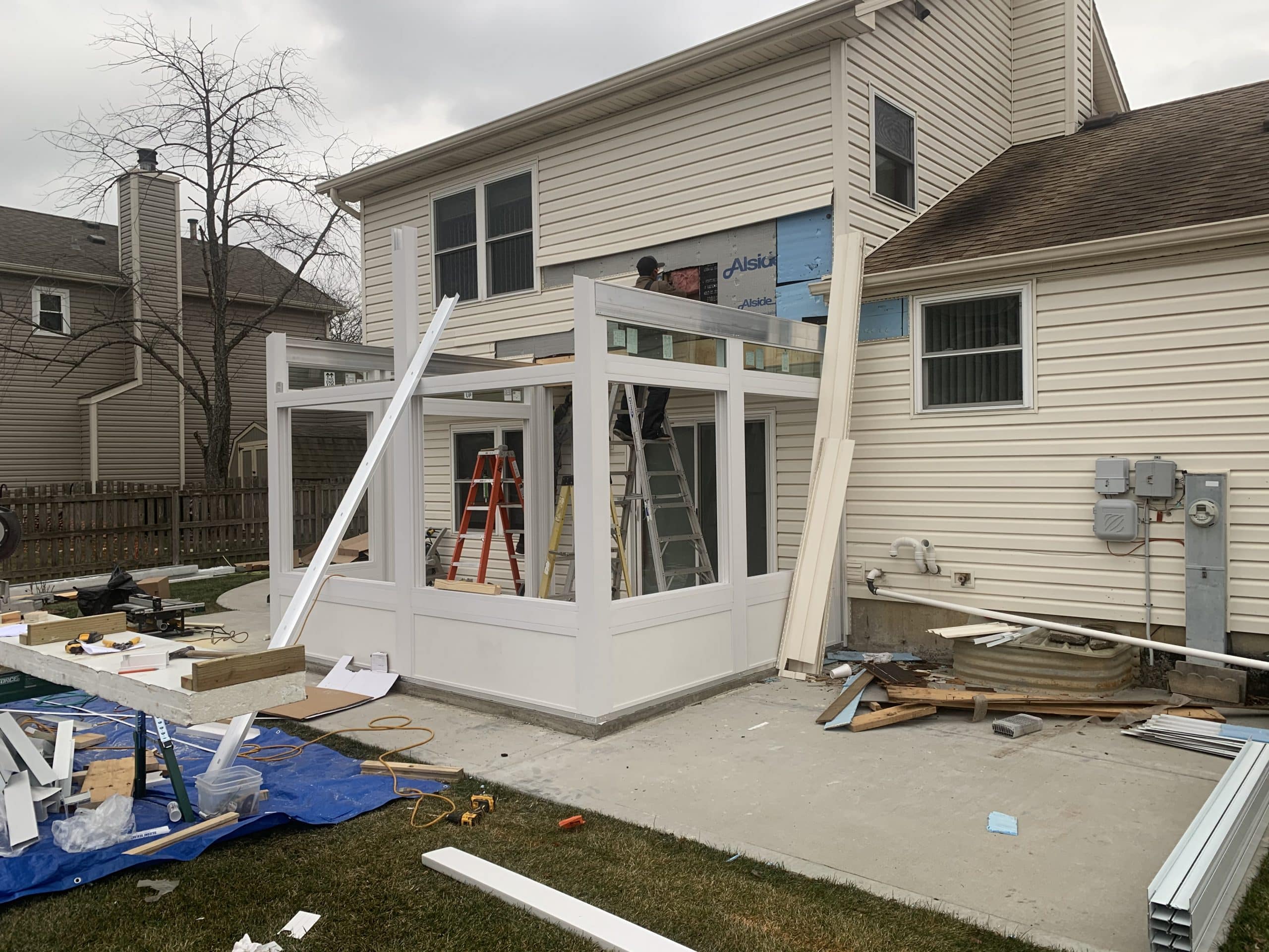 In Progress | Hoffman Estates, IL Room Addition