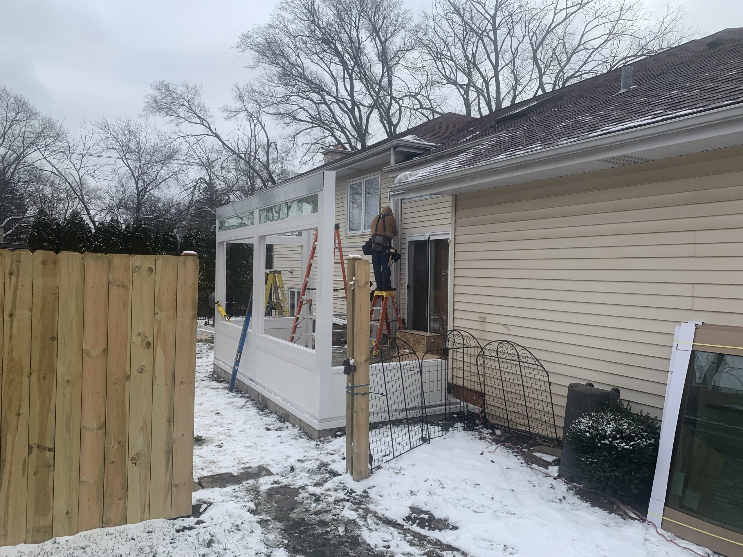 In Progress | Wood Dale, IL All Season Sunroom