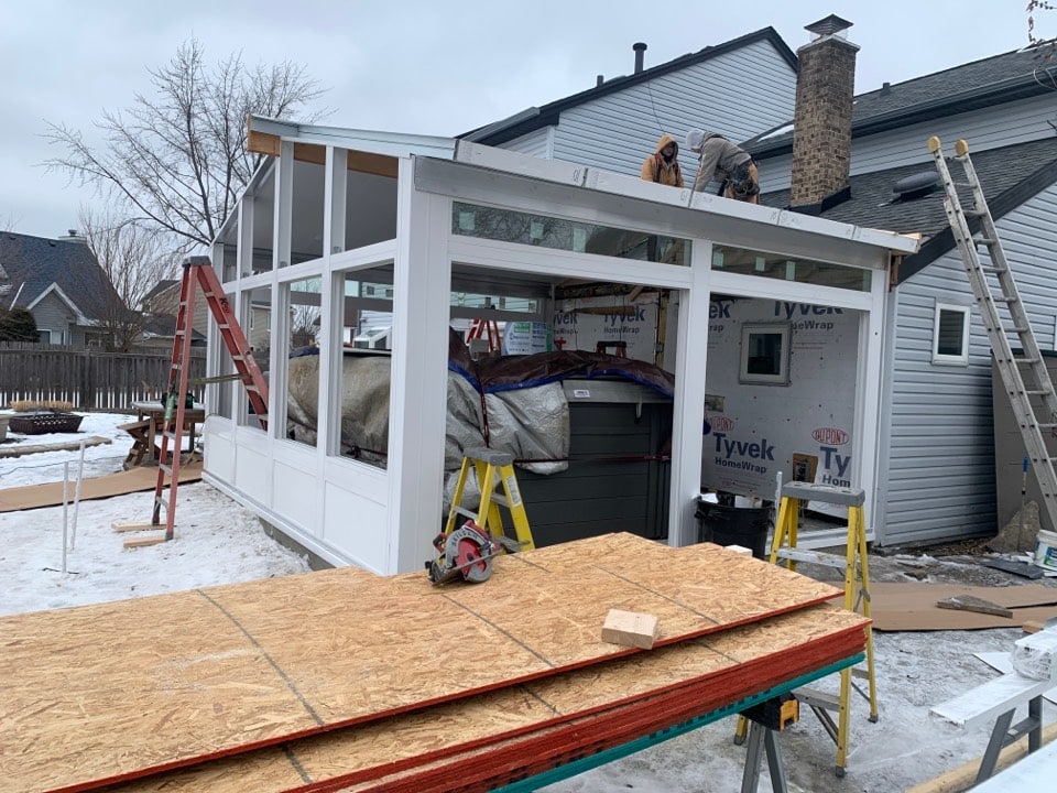 In Progress | Romeoville, IL Framing