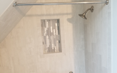 Streamwood, IL Sloped Ceiling Shower Remodel 2021