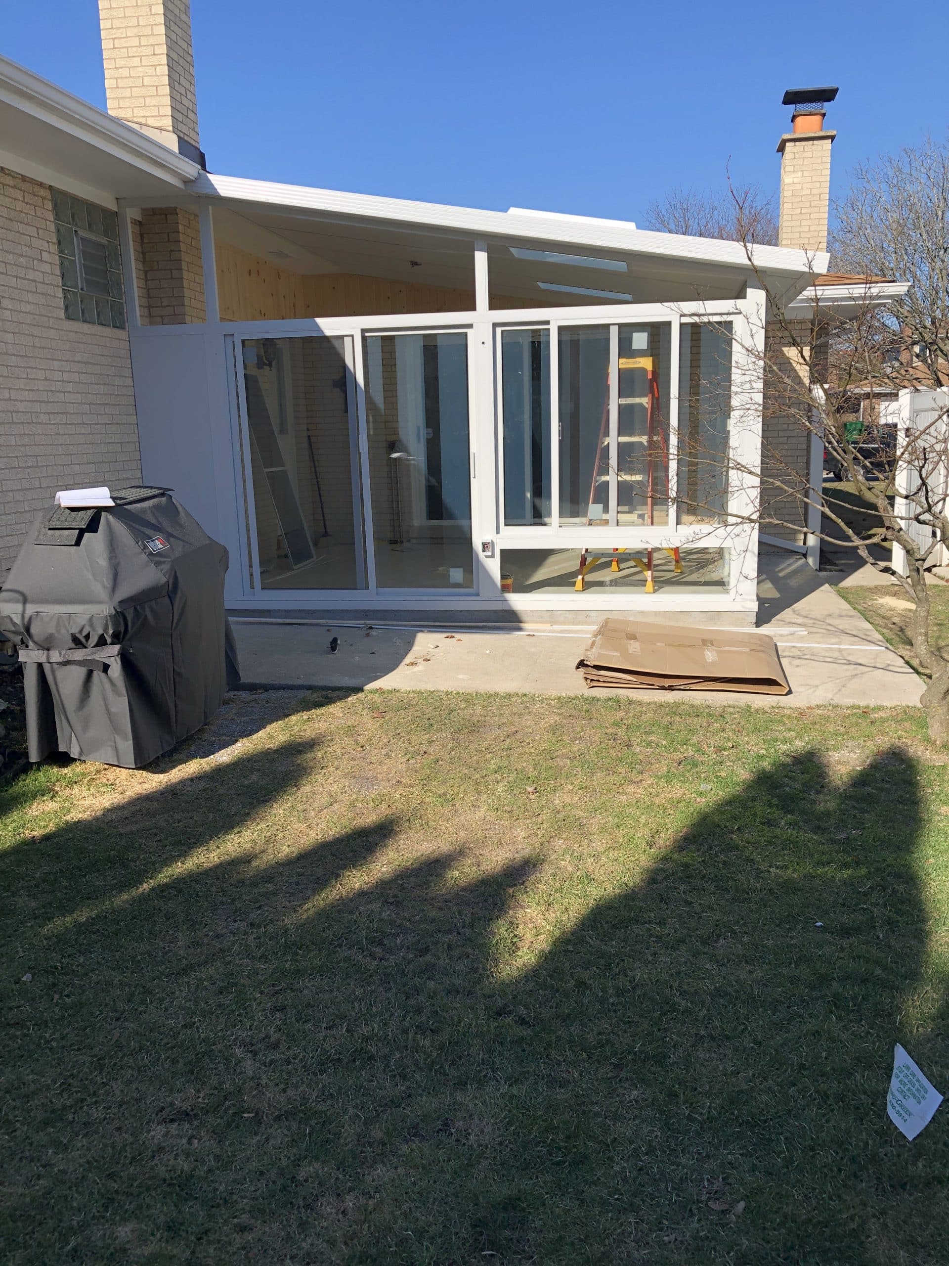 In Progress | Broadview, IL Sunroom