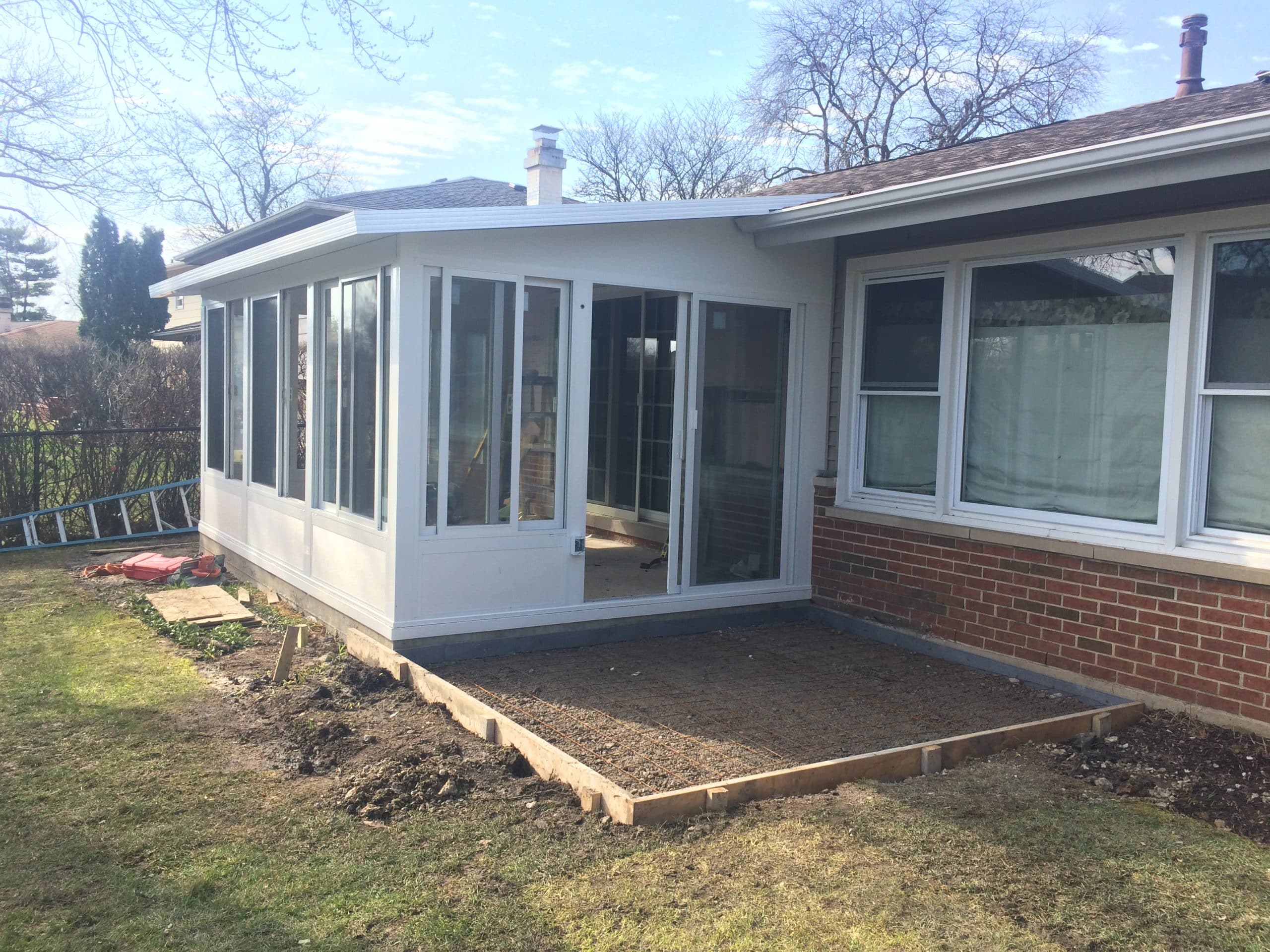 In Progress | Elk Grove Village, IL Sunroom