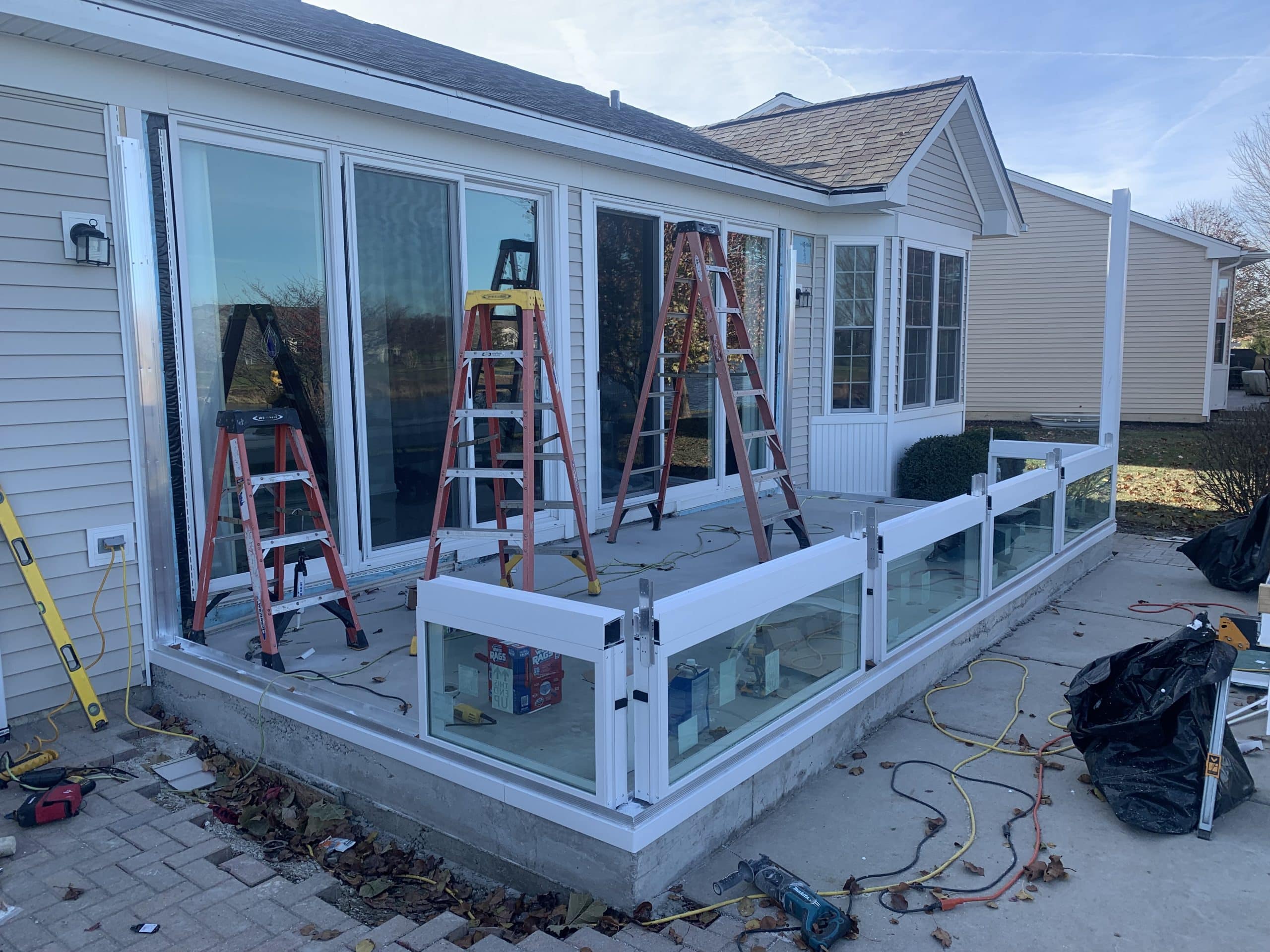 In Progress | Shorewood, IL All Season Sunroom