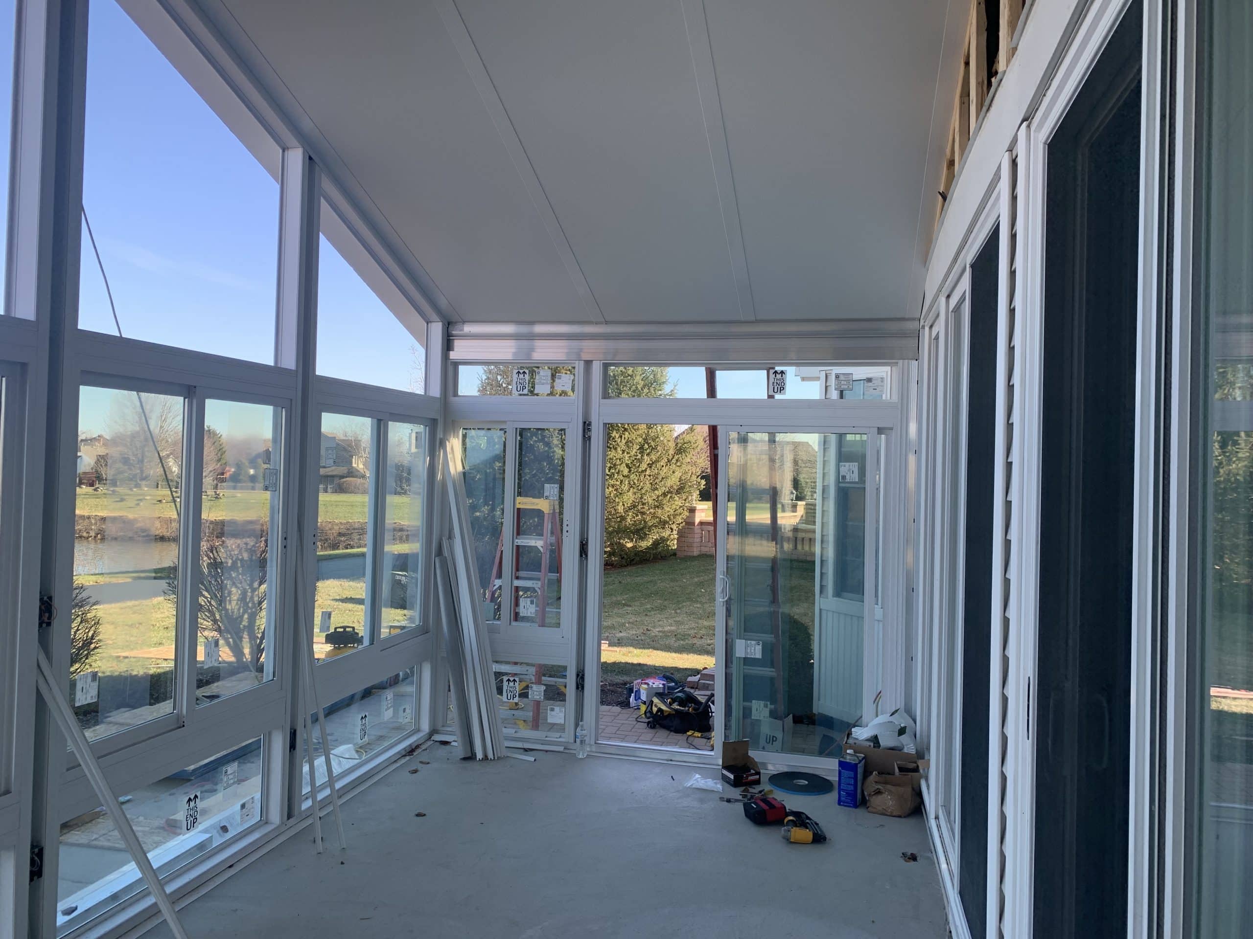 In Progress | Shorewood, IL All Season Sunroom