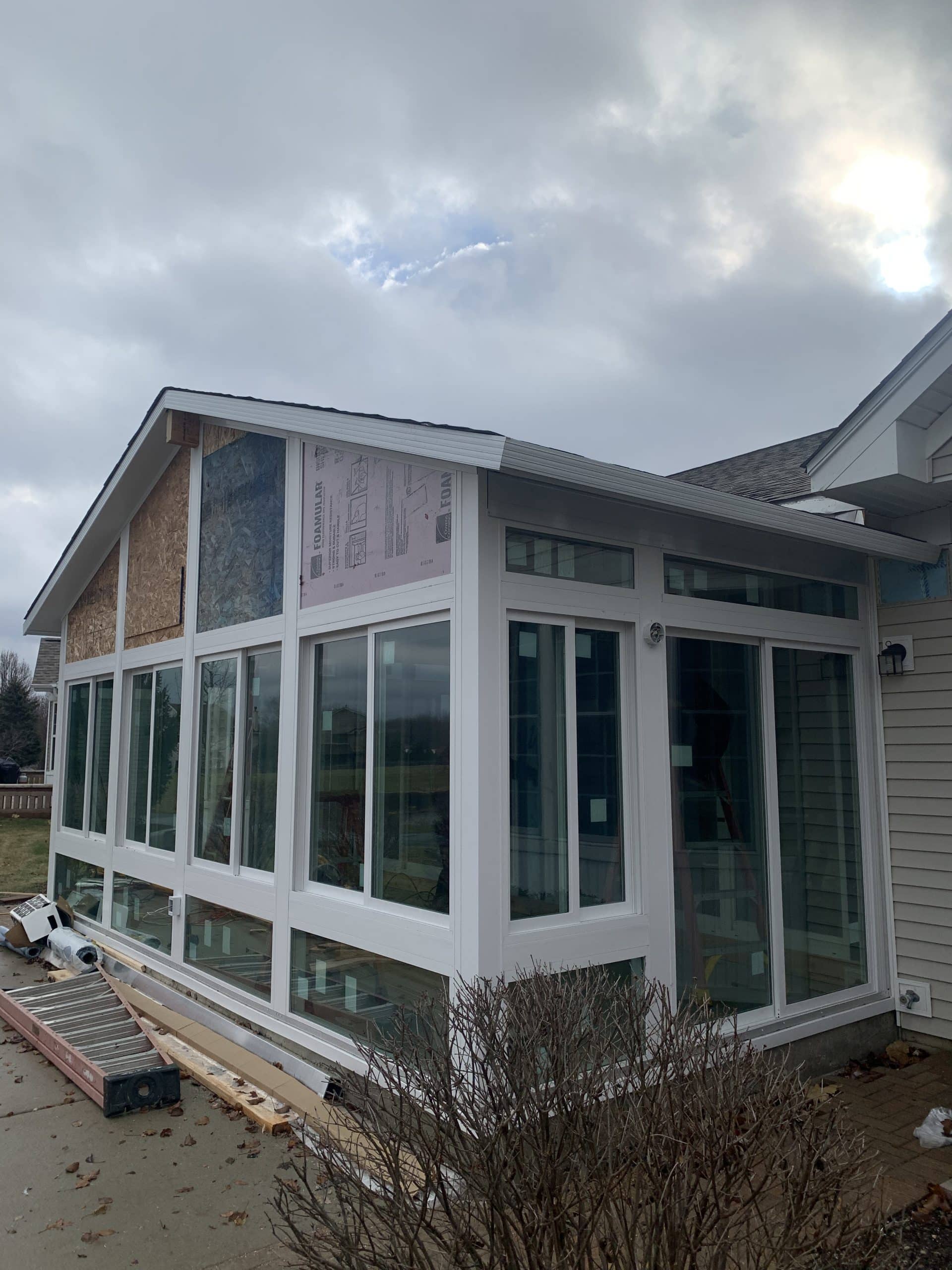 In Progress | Shorewood, IL All Season Sunroom