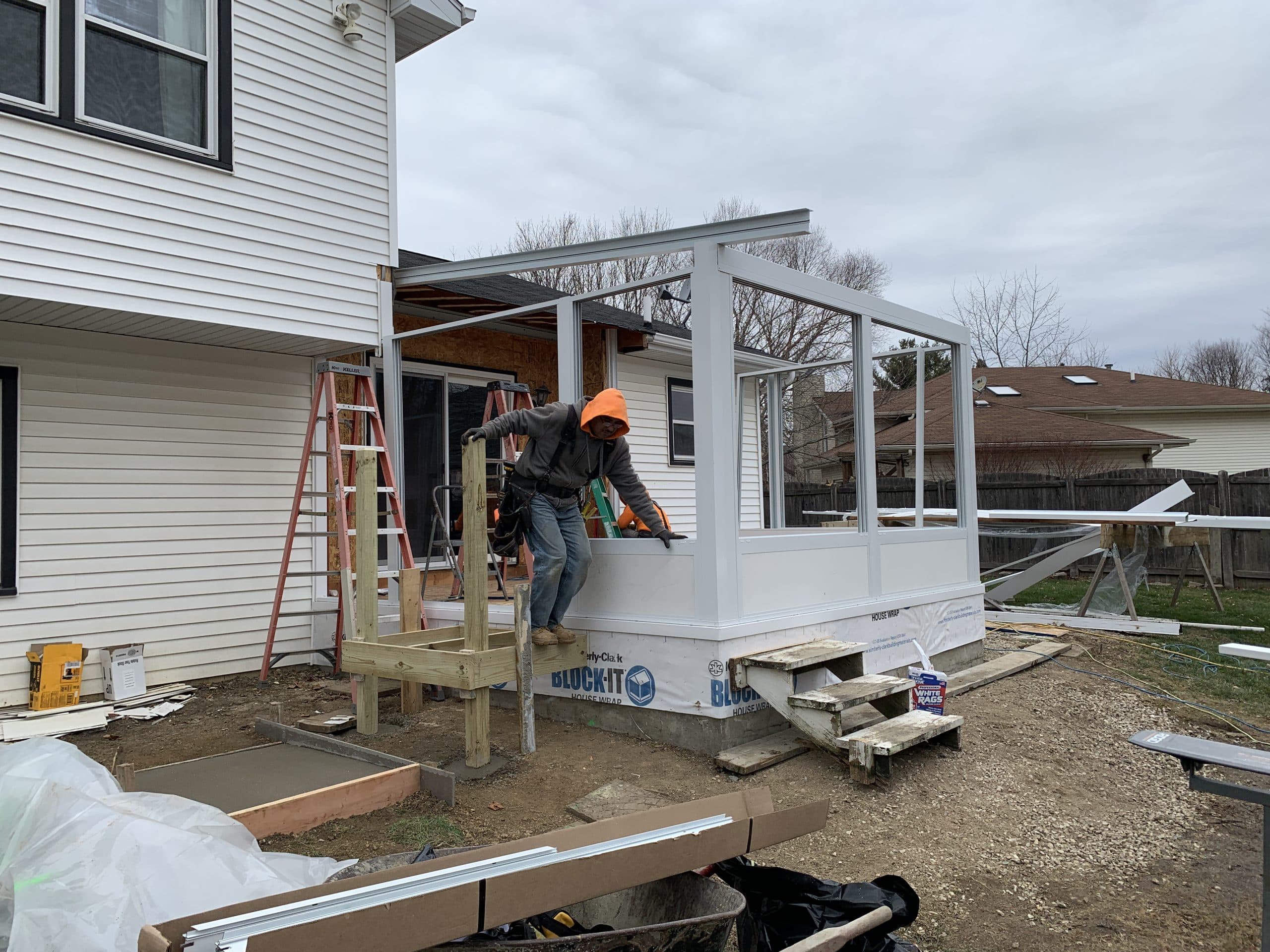 In Progress | Joliet, IL Three Season Sunroom