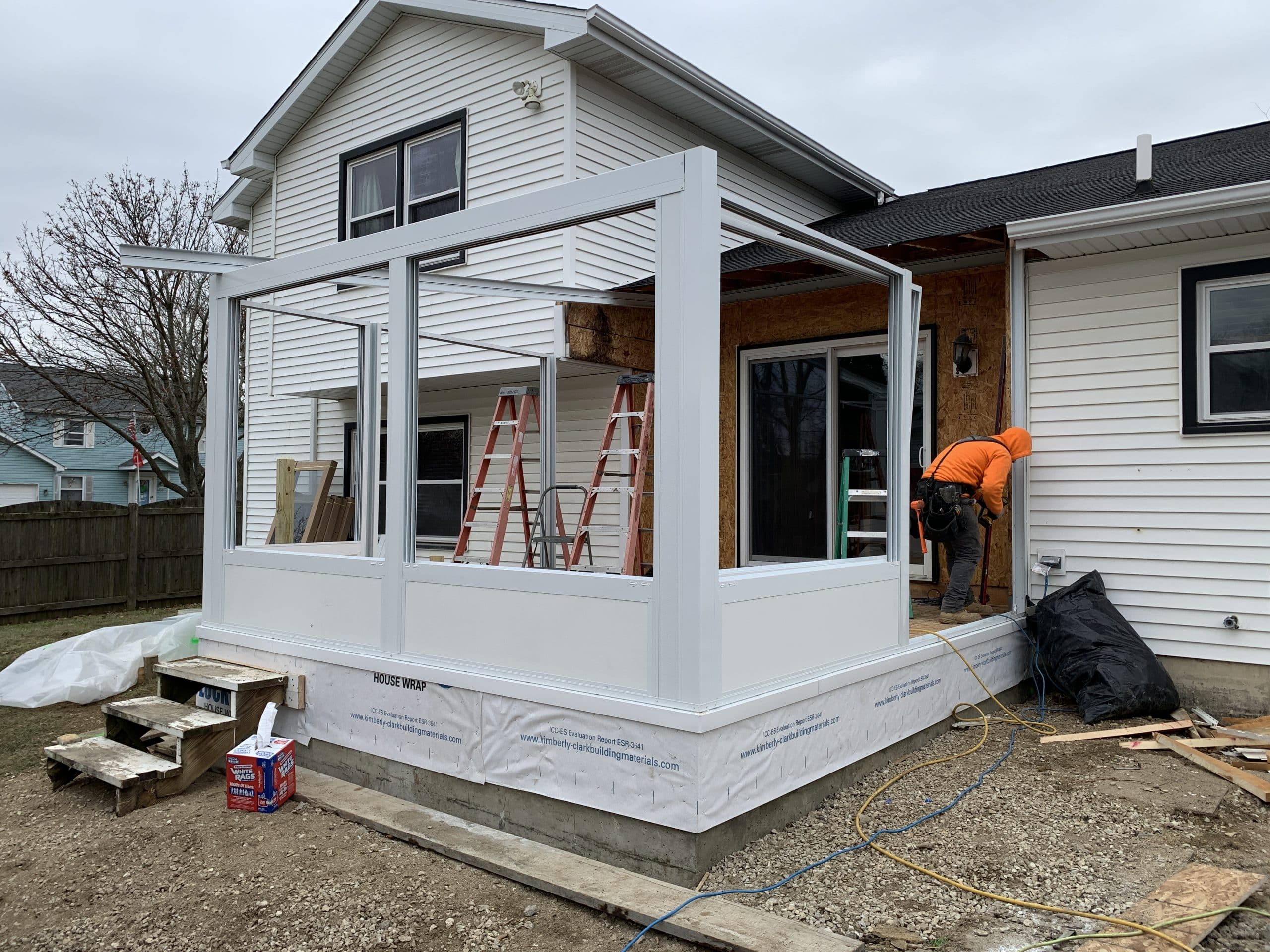 In Progress | Joliet, IL Three Season Sunroom