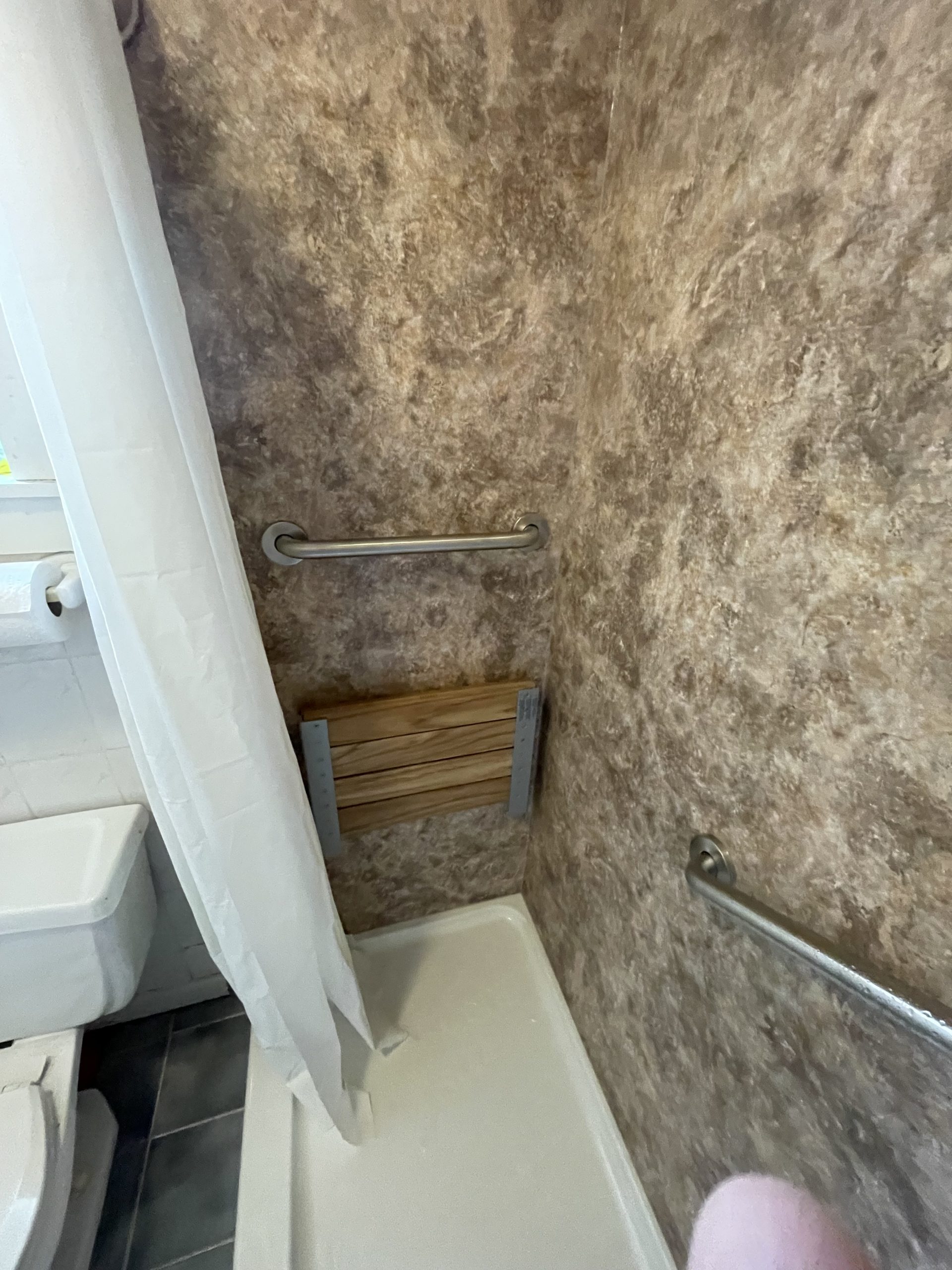 After | Aurora, IL Walk-In Shower Remodel with Seat