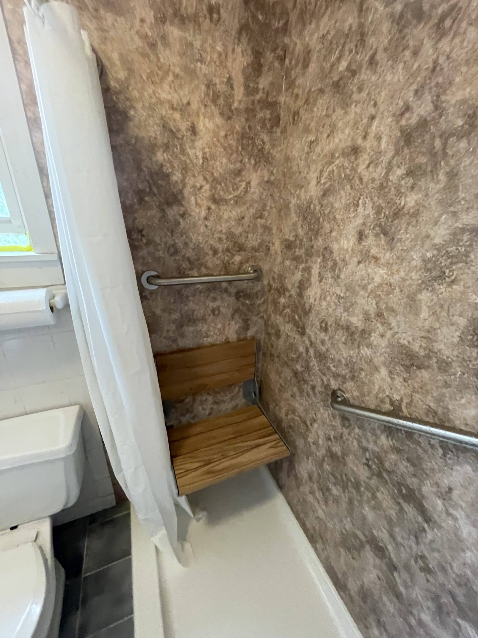 After | Aurora, IL Walk-In Shower Remodel with Seat