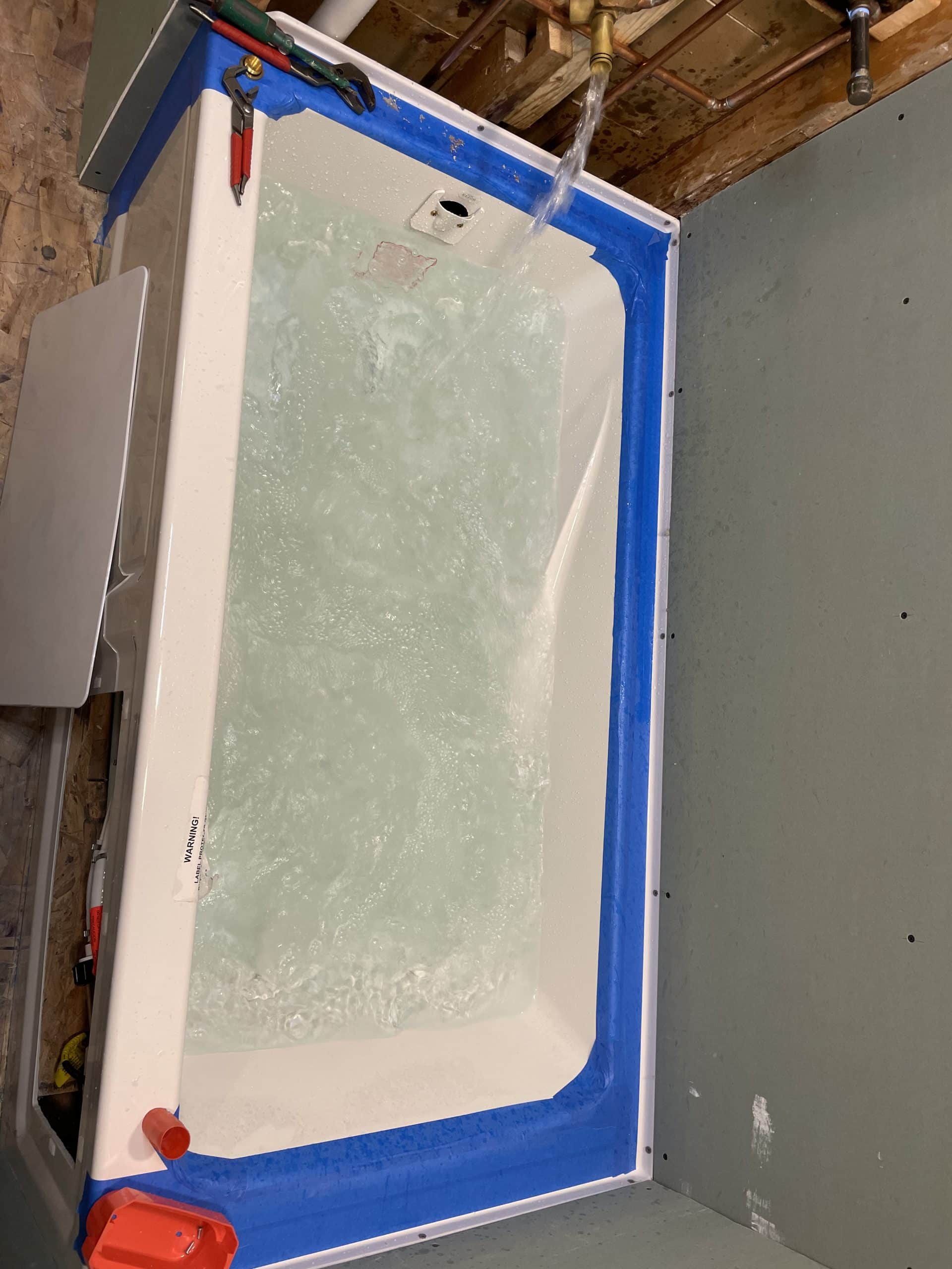 In Progress | Bensenville, IL Bathroom Remodel