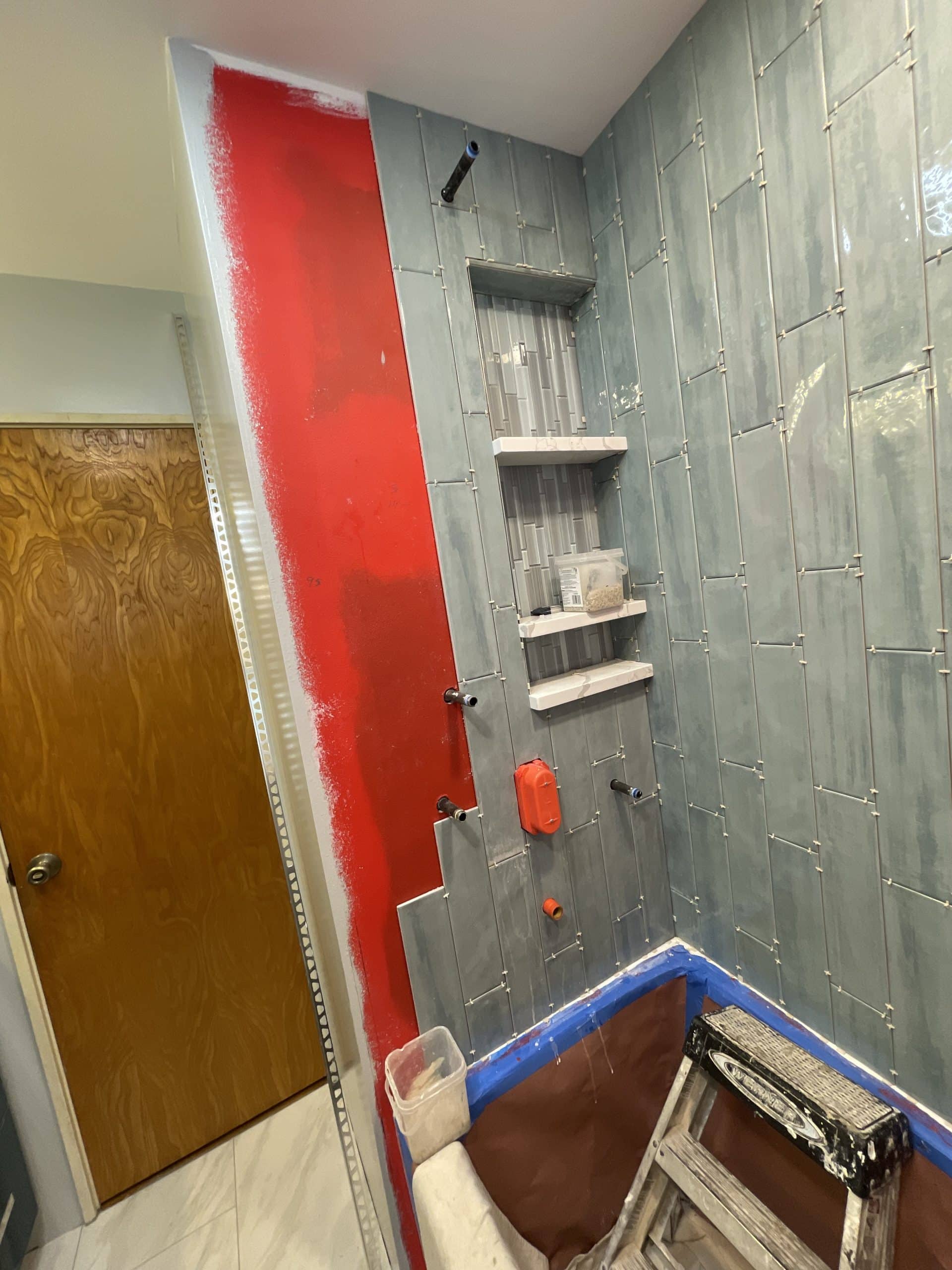 In Progress | Bensenville, IL Bathroom Remodel