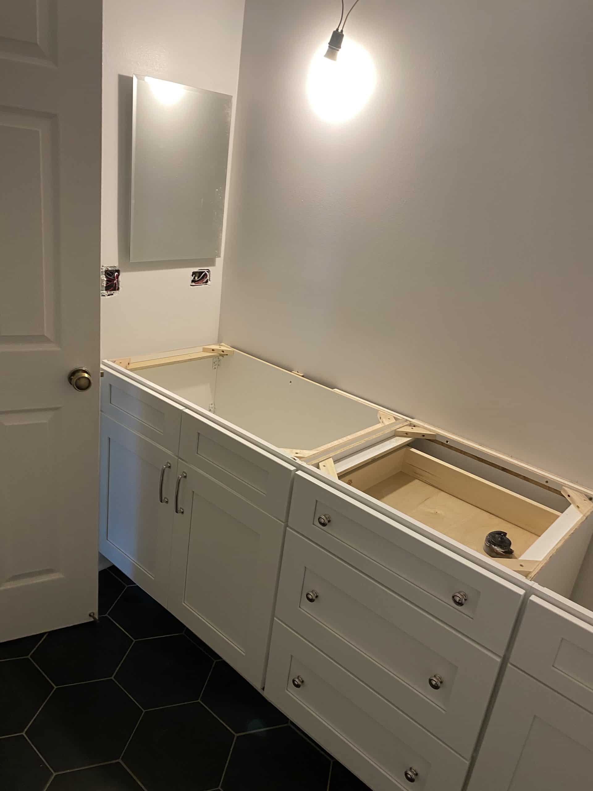 In Progress | Schaumburg, IL Bathroom Remodel