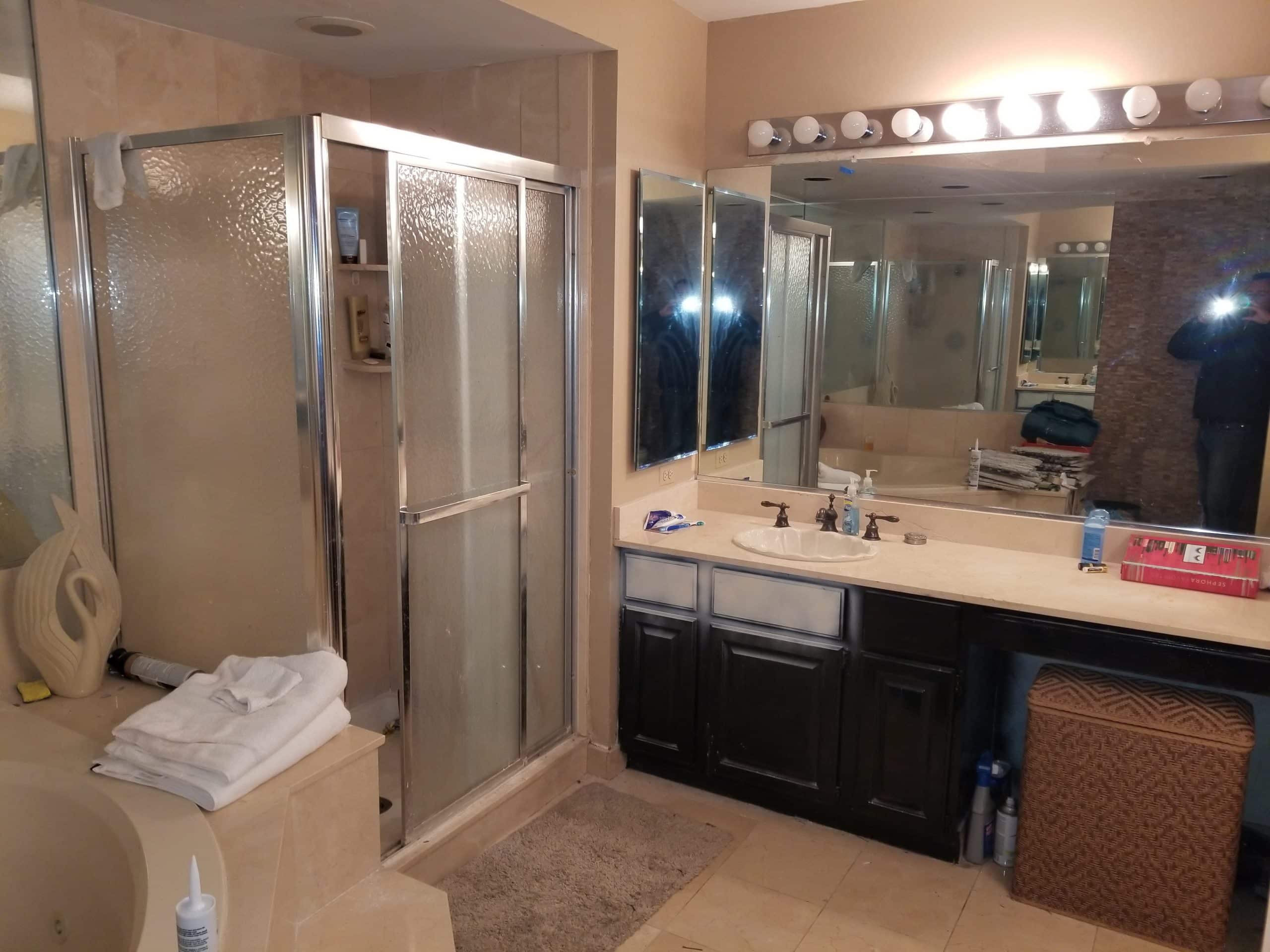 Before | Barrington, IL Freestanding Tub Installation