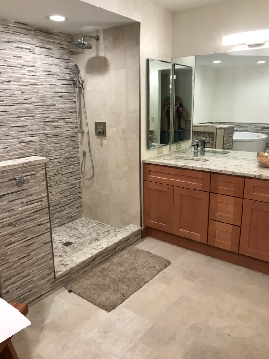 In Progress | Barrington, IL Freestanding Tub Installation