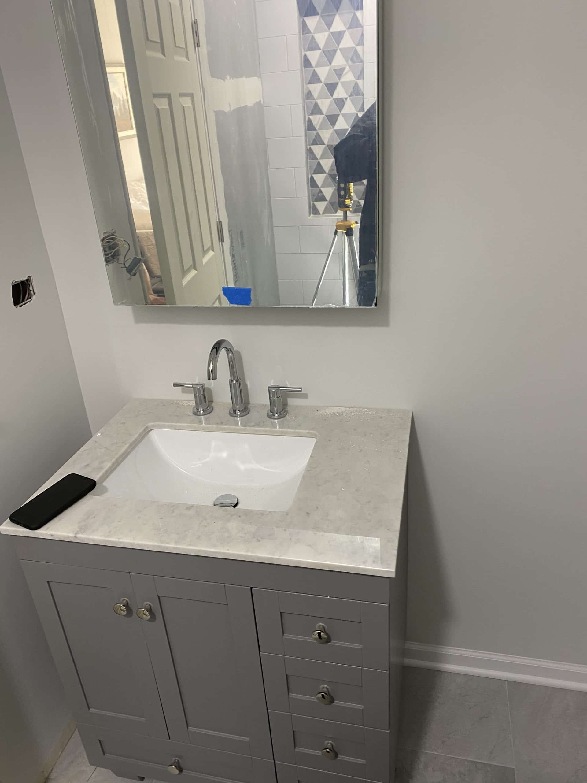 After | Arlington Heights, IL Small Bathroom Remodel