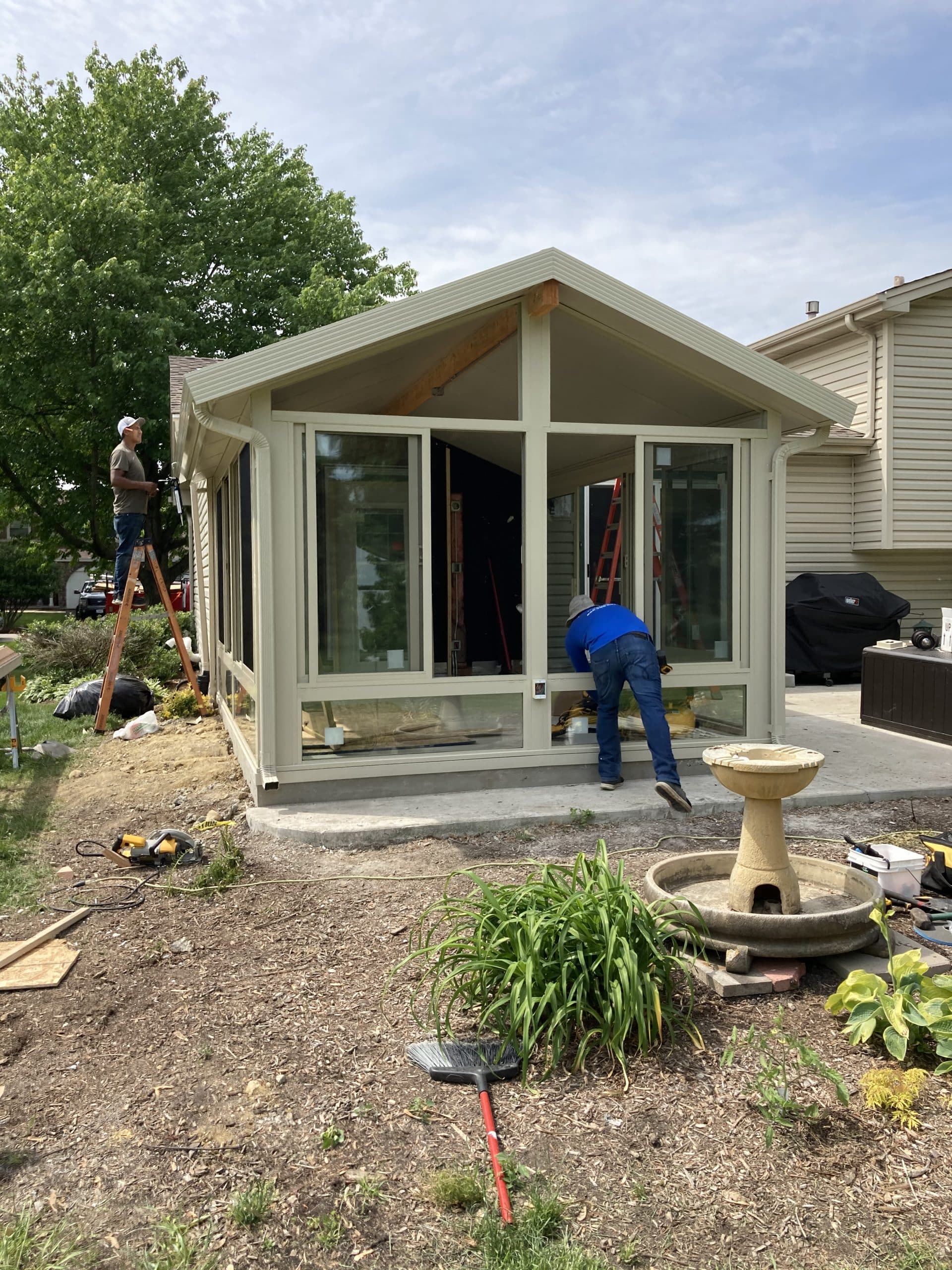 In Progress| Naperville, IL Sunroom