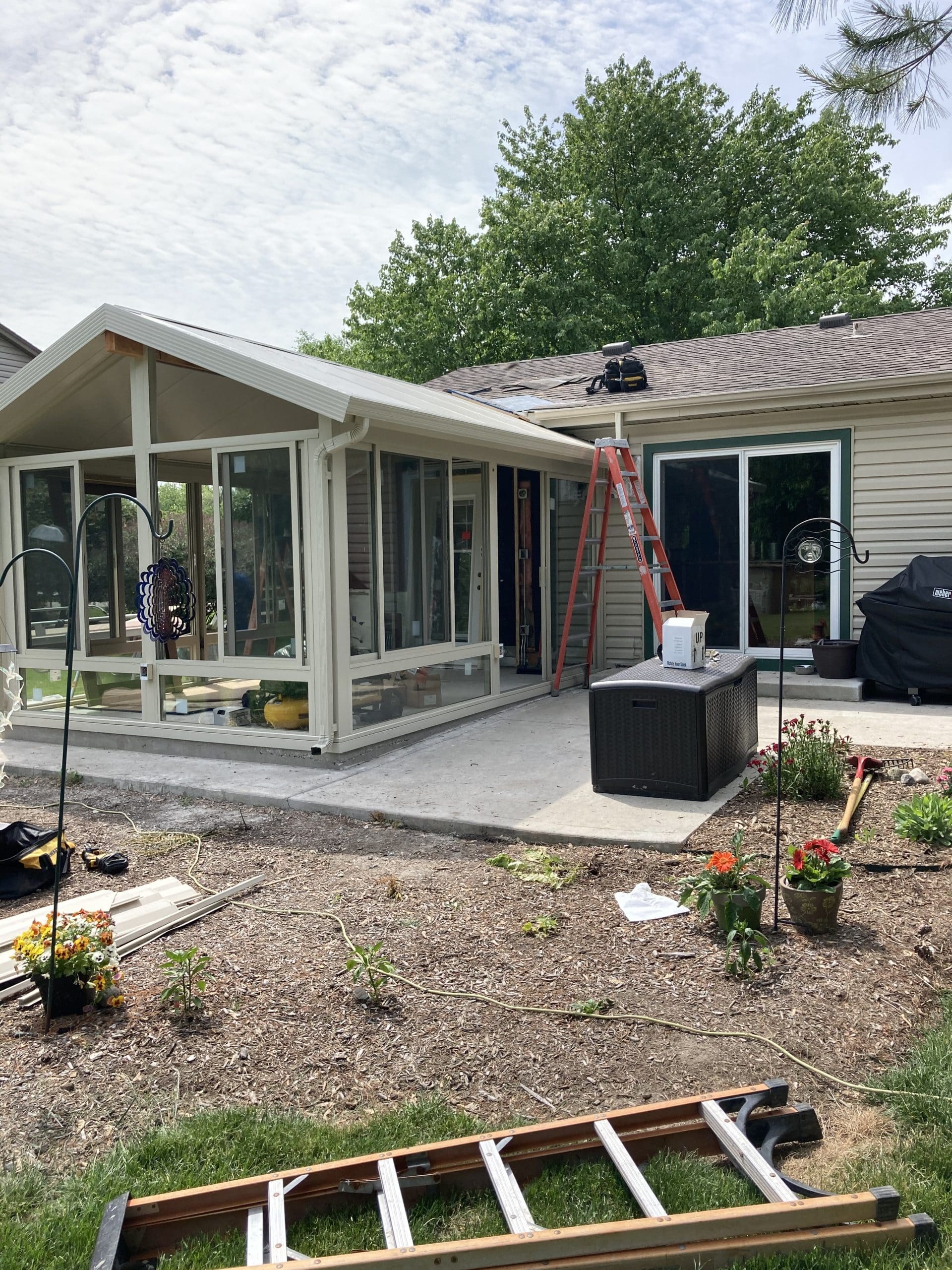 In Progress| Naperville, IL Sunroom