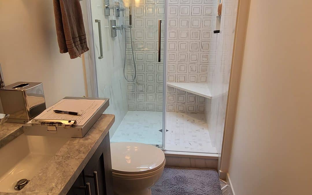 Arlington Heights, IL Standing Shower Remodel 2019