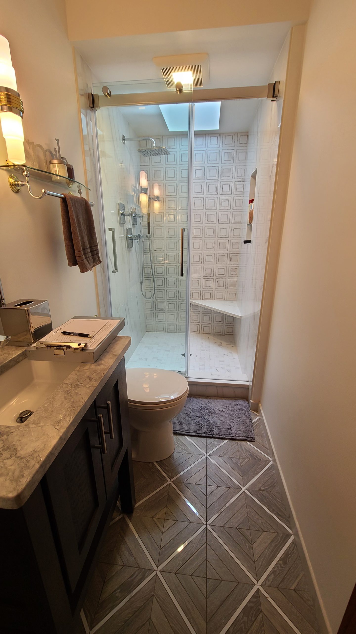 Arlington Heights, IL Standing Shower Remodel 2019